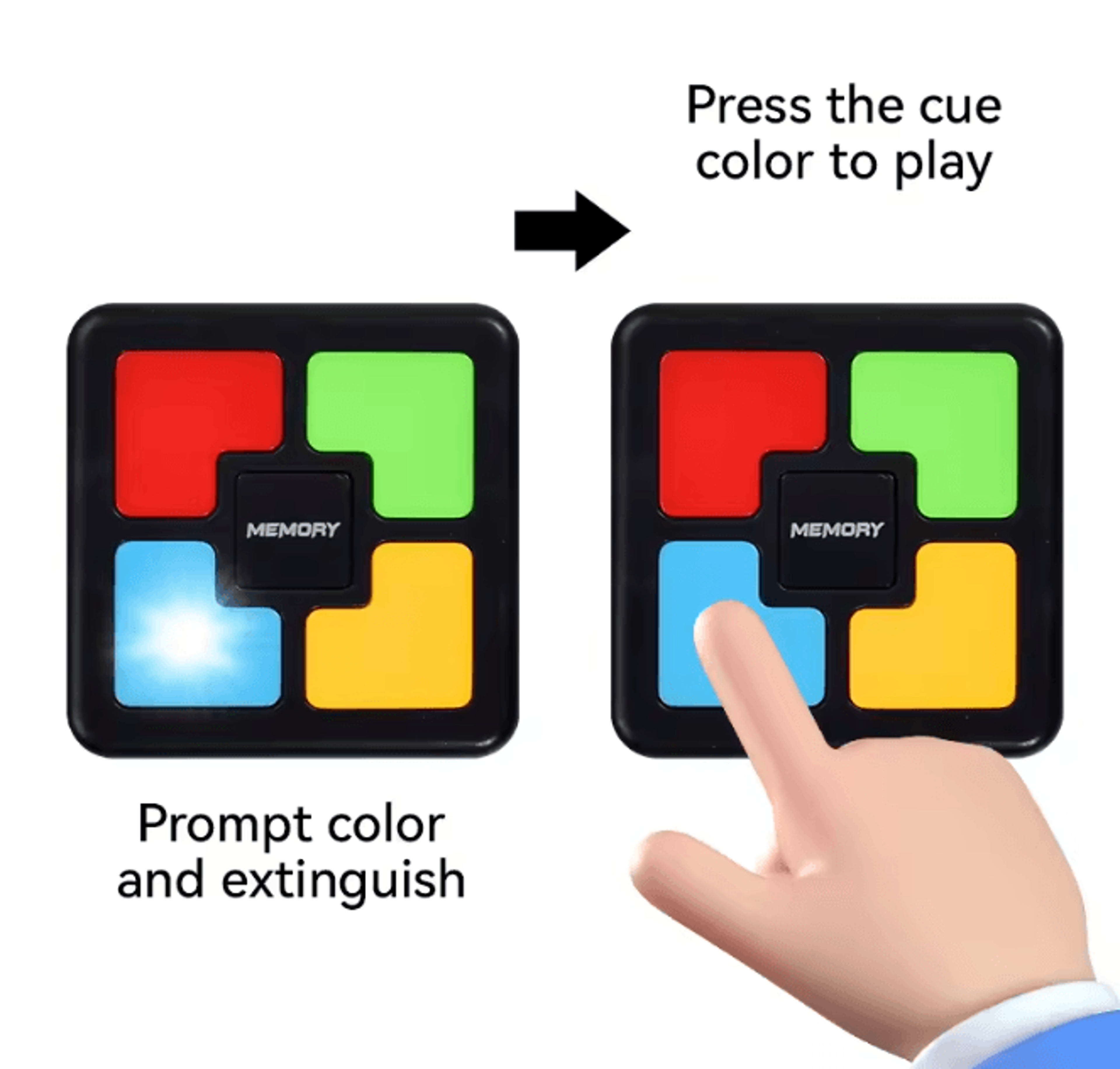 BrightMind Kids Memory Game Toy With Lights And Sounds 1
