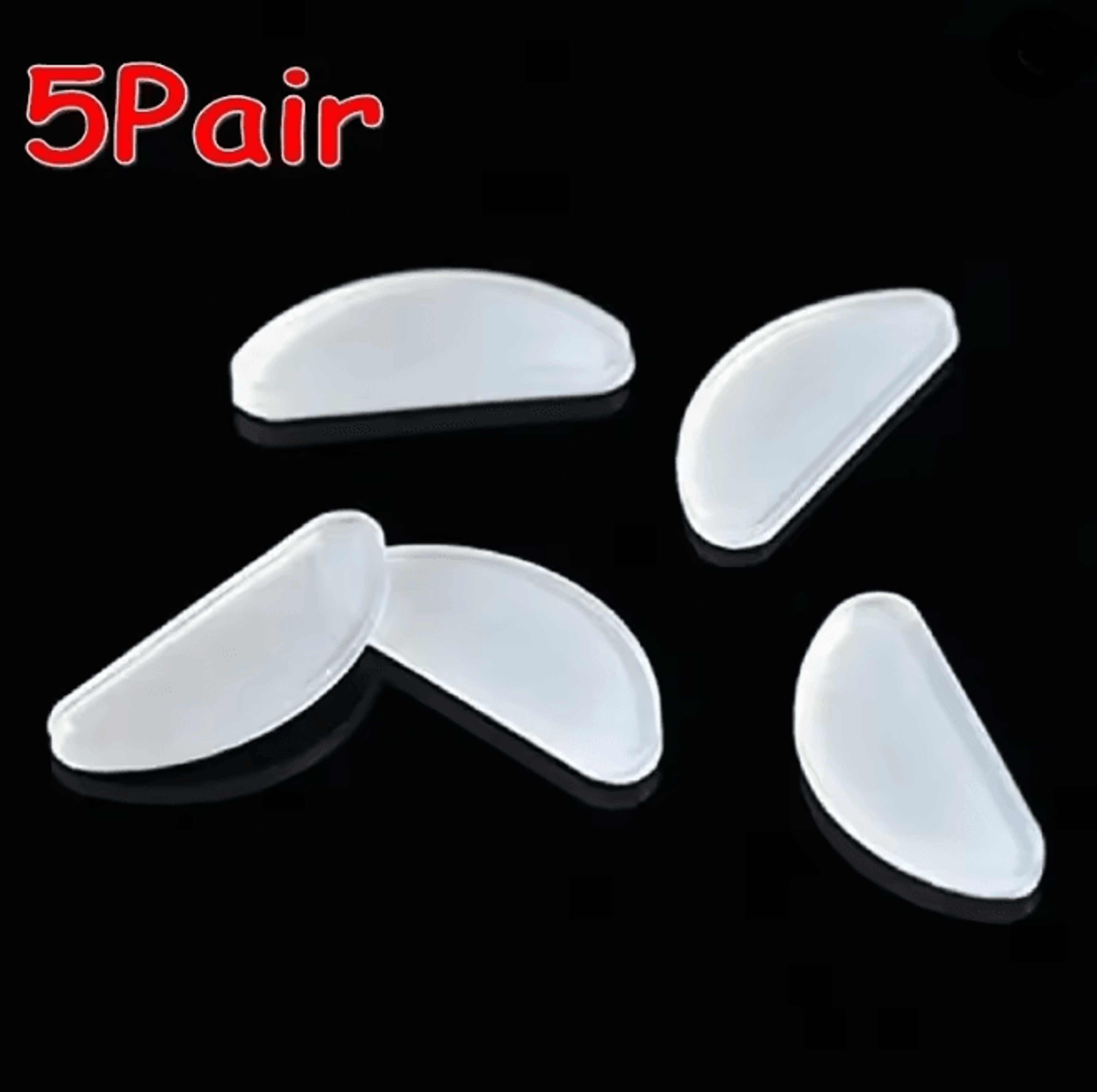 ComfortFit Silicone Nose Pads For Glasses Non Slip Adhesive 6