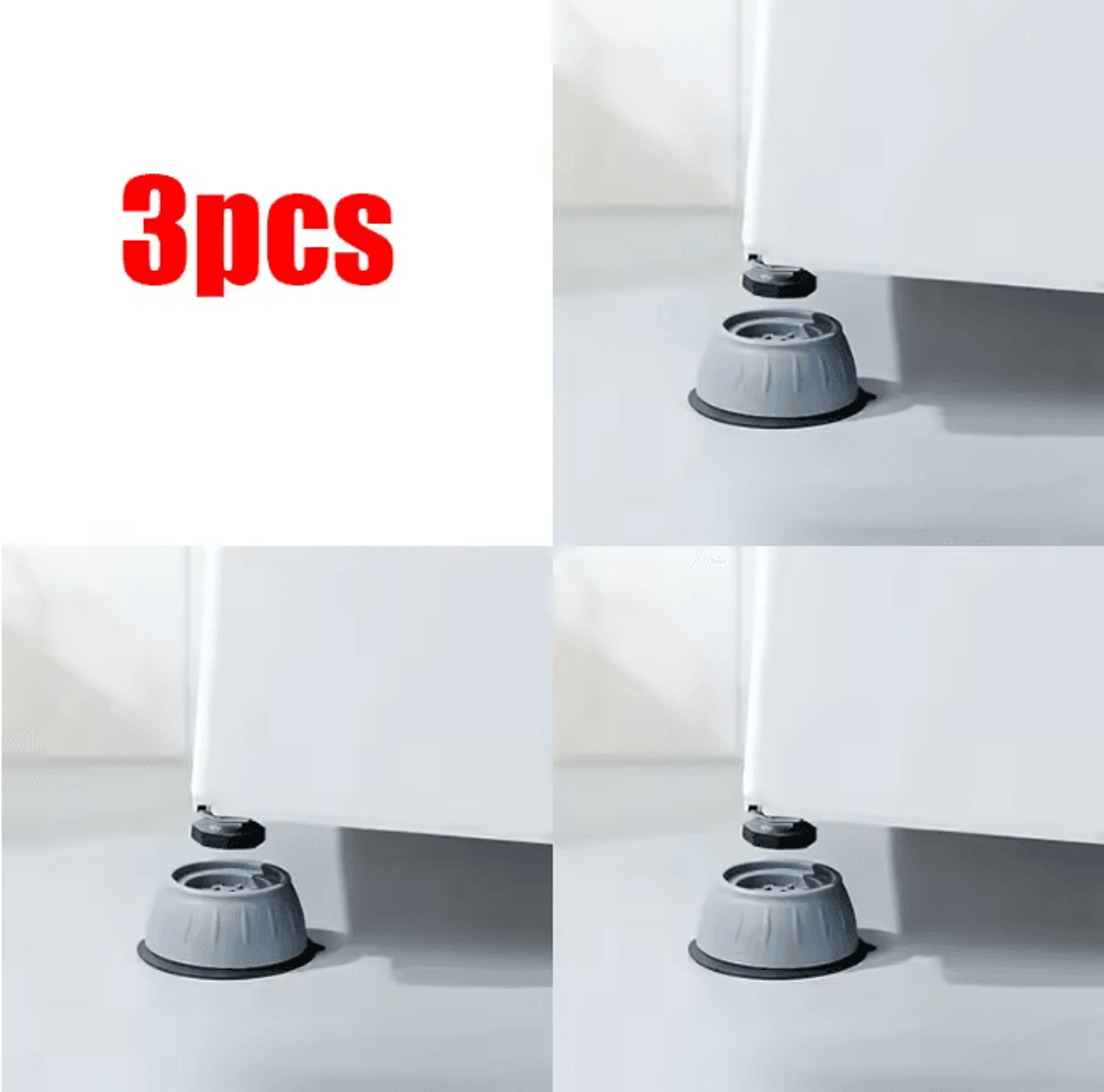 QuietStep Washing Machine Shock Pads Anti Vibration Silicone Feet 7