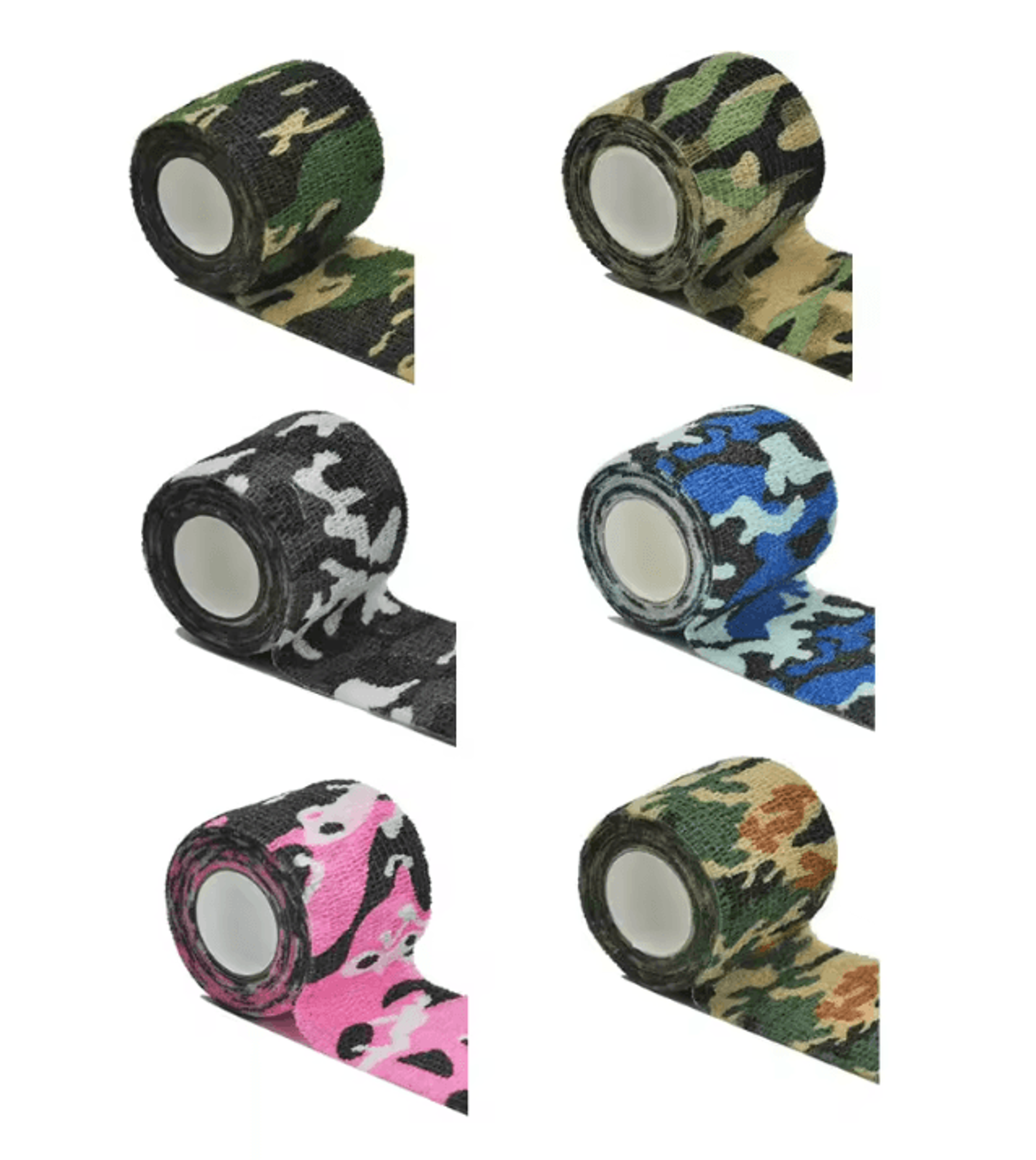 Reliable Support Meets Rugged Versatility The CamoFlex Self Adhesive Elastic Bandage Sports Support 12