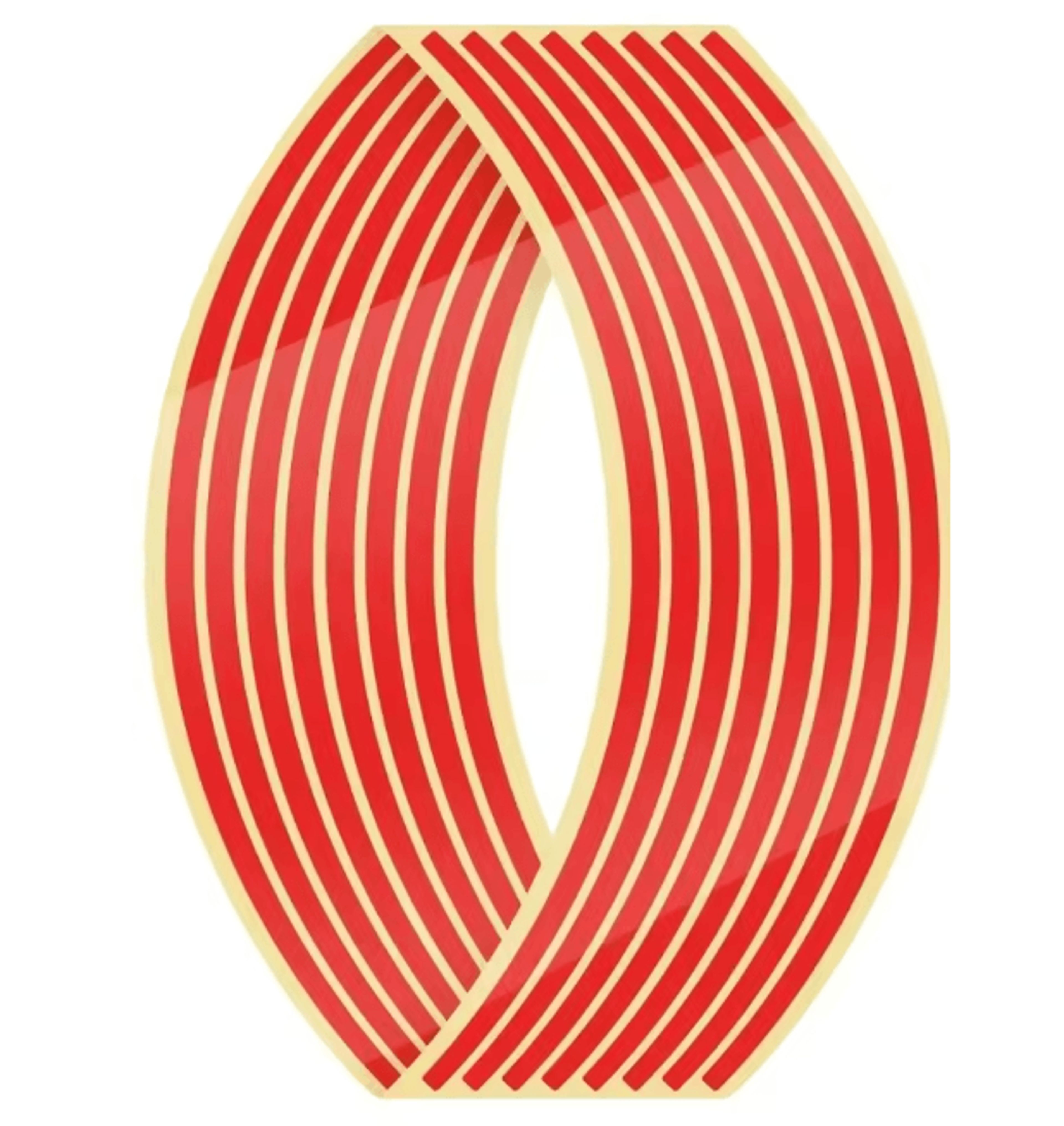 Reflective Motorcycle Wheel Rim Stripe Stickers For Bike And Motorbike 6