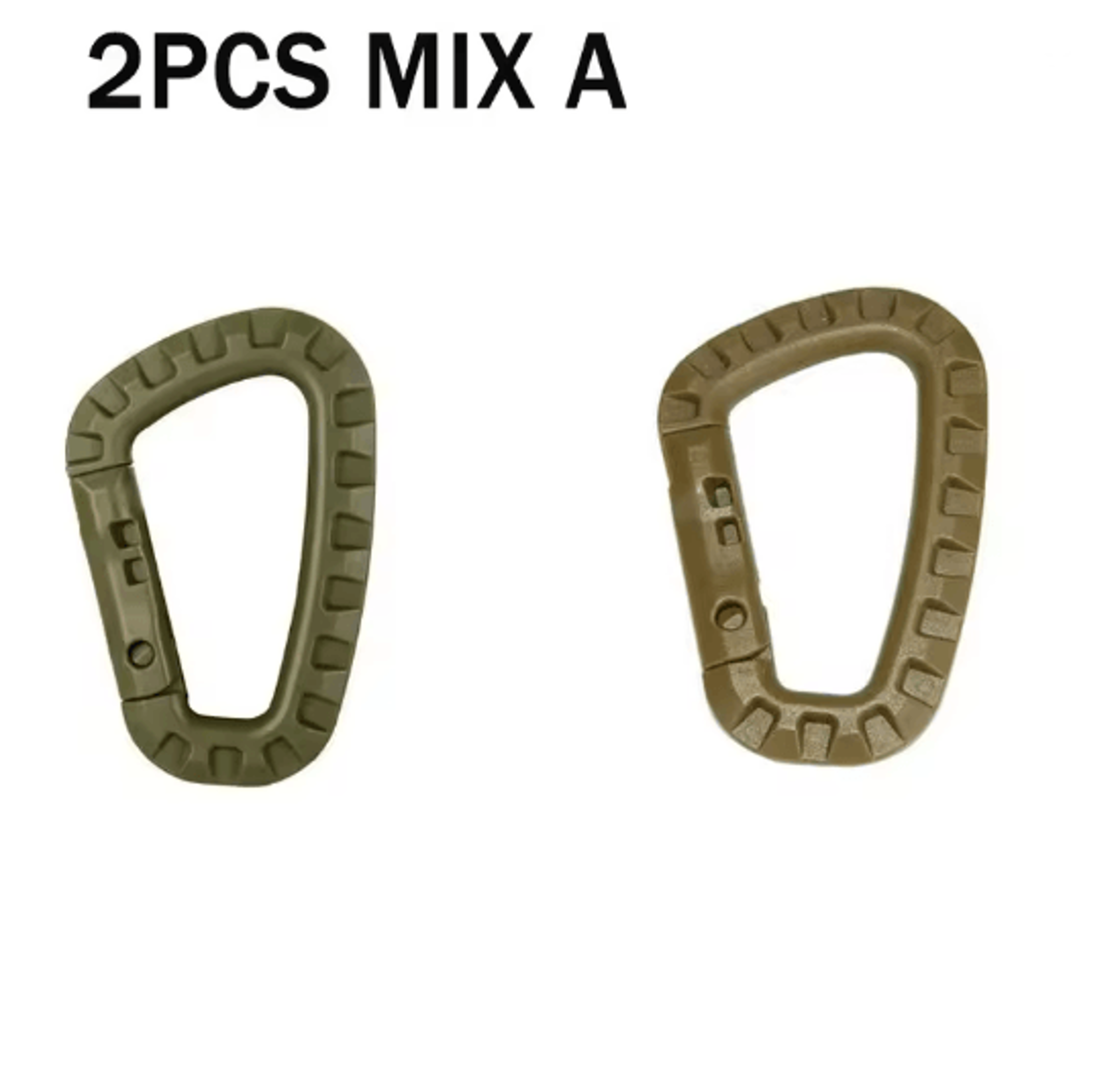 TrailLock Tactical Carabiner Clip Set Quick Hook Gear Keychain 8