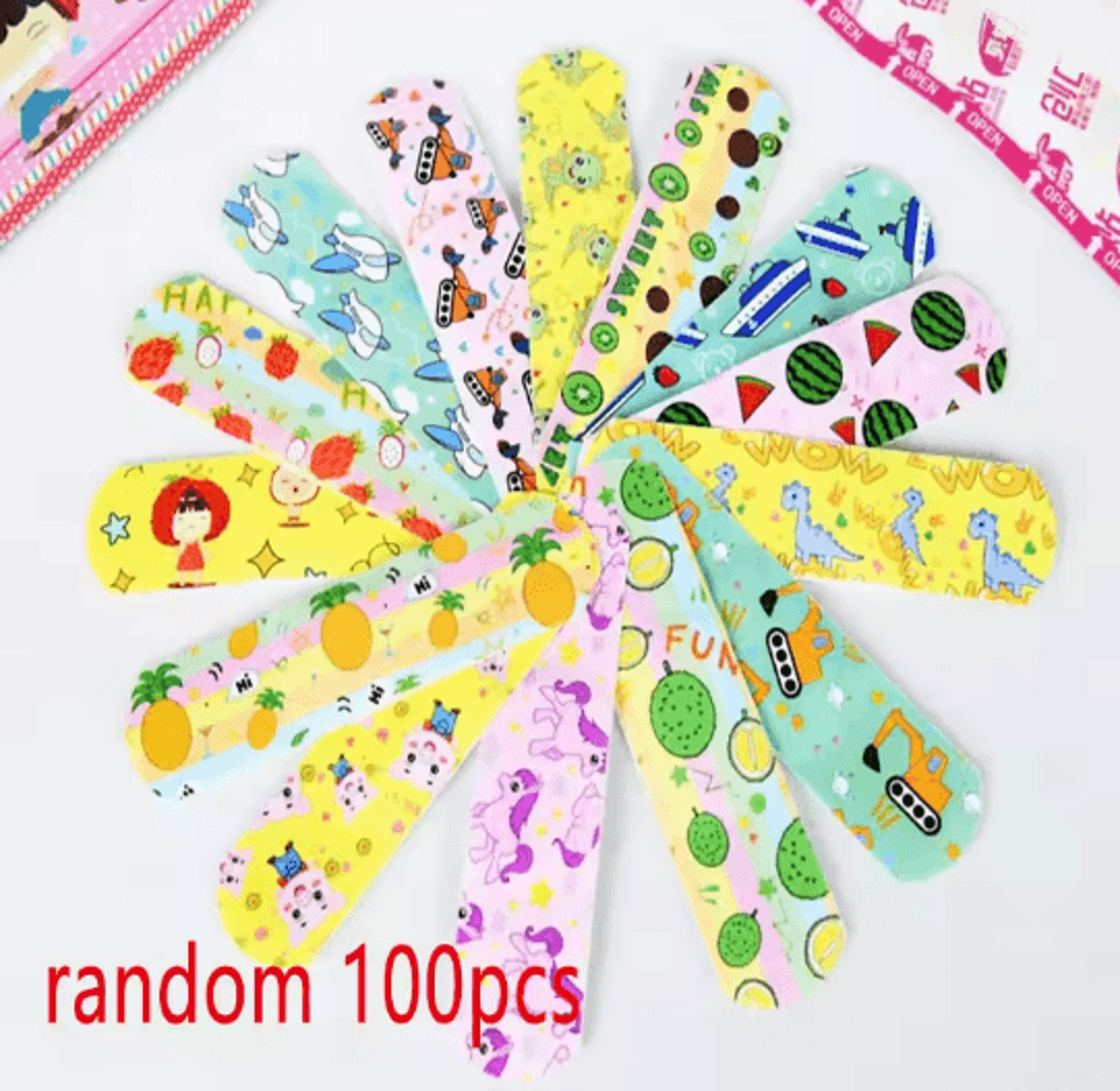 HappyHeal Kids Band Aid Stickers Waterproof Cartoon Animal Designs 6