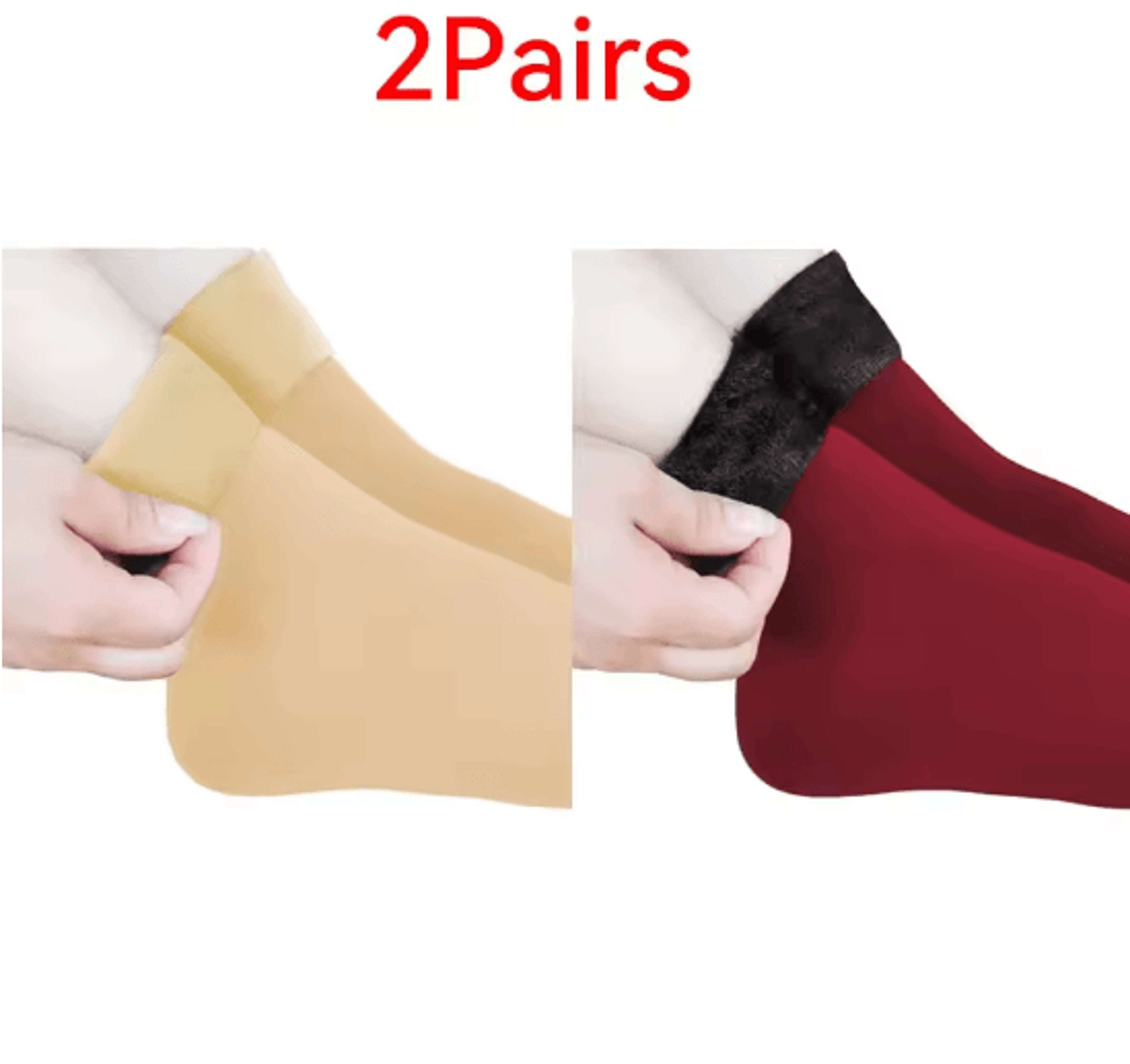 CozyNest Winter Fleece Socks Warm Soft Home Sleep Socks 16