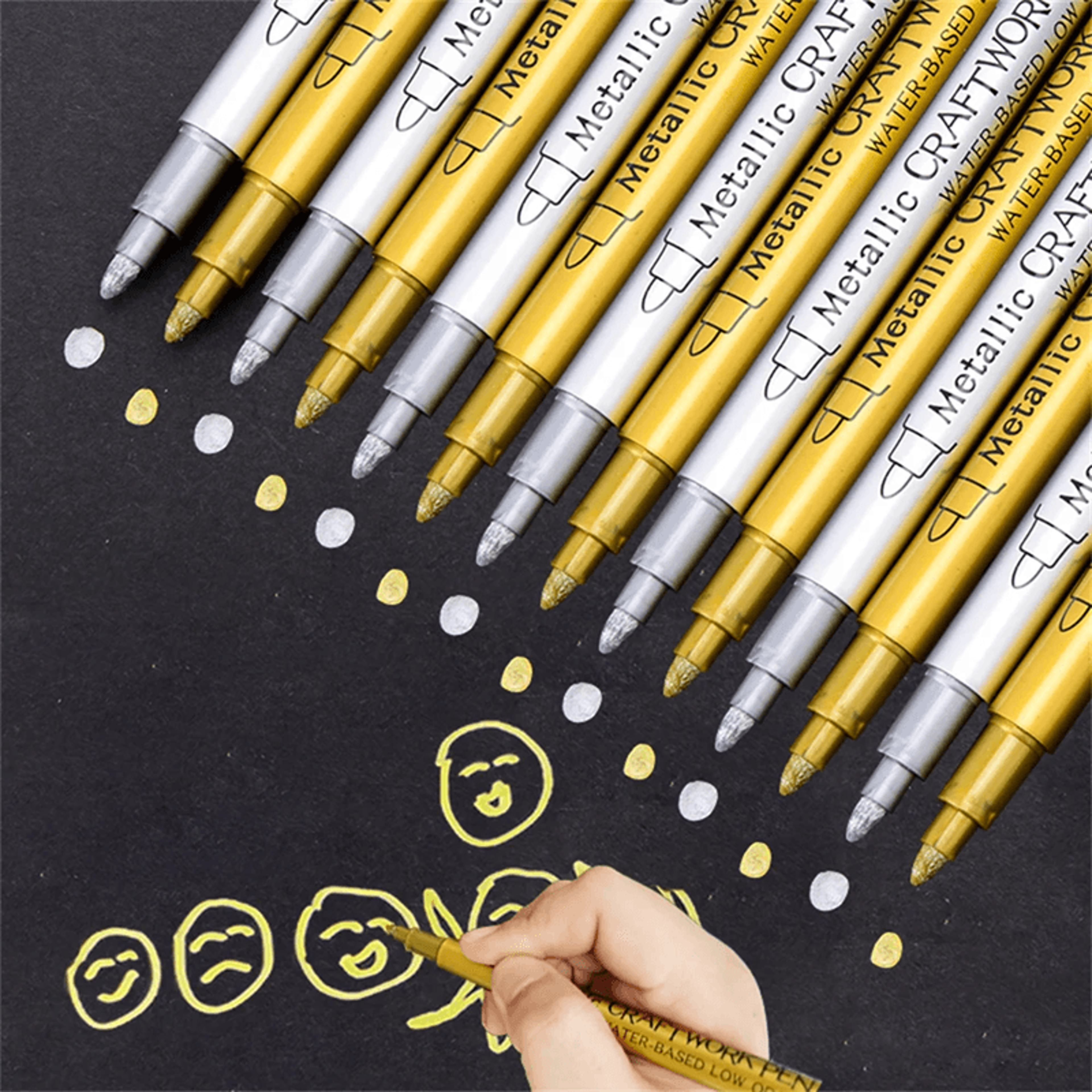 Metal Paint Marker Pen Permanent Fade Resistant Craft Marker 1