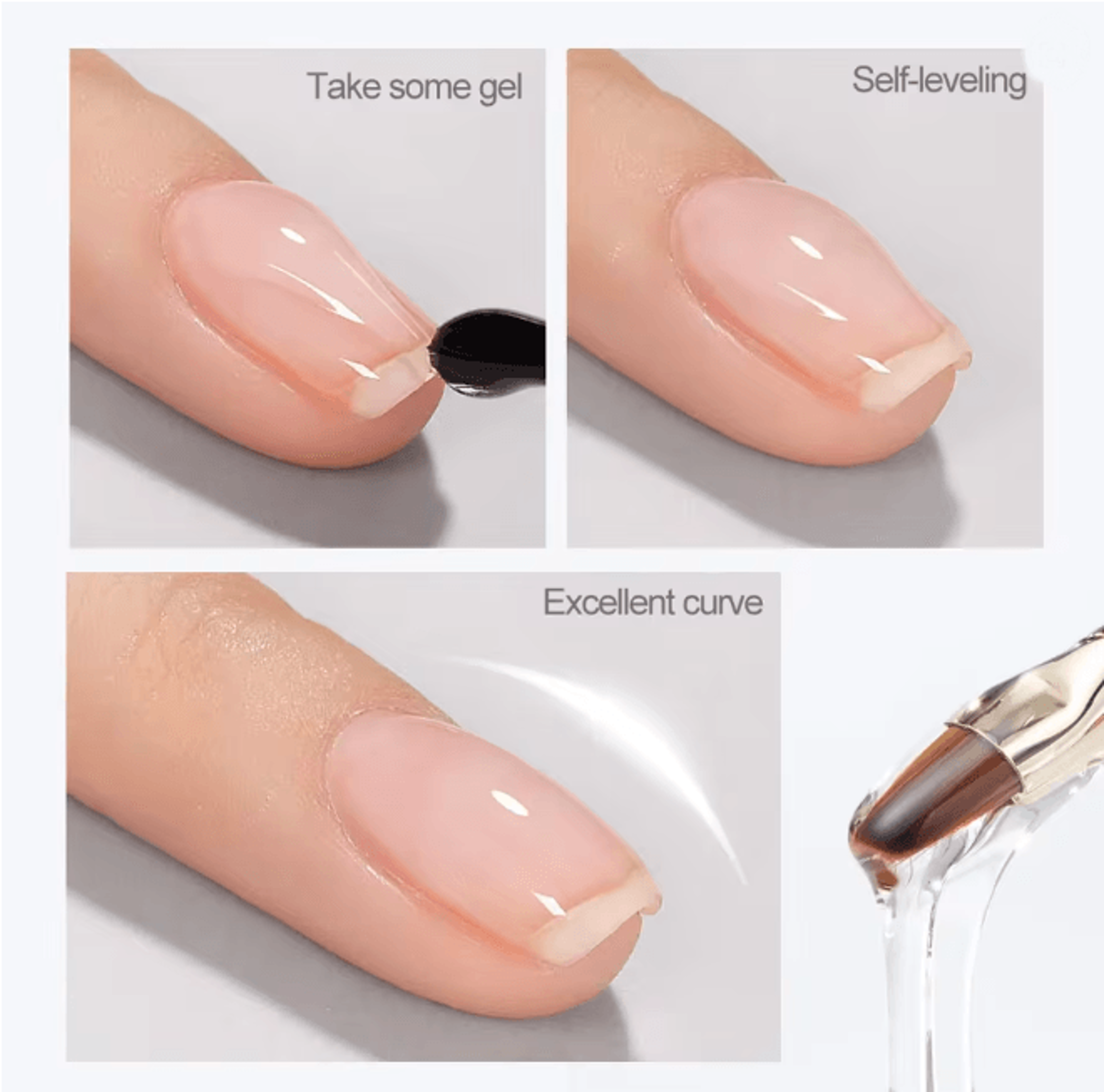 VENALISA Quick Construction Jelly Nail Gel Semi Transparent Strengthening Formula 75ml 3