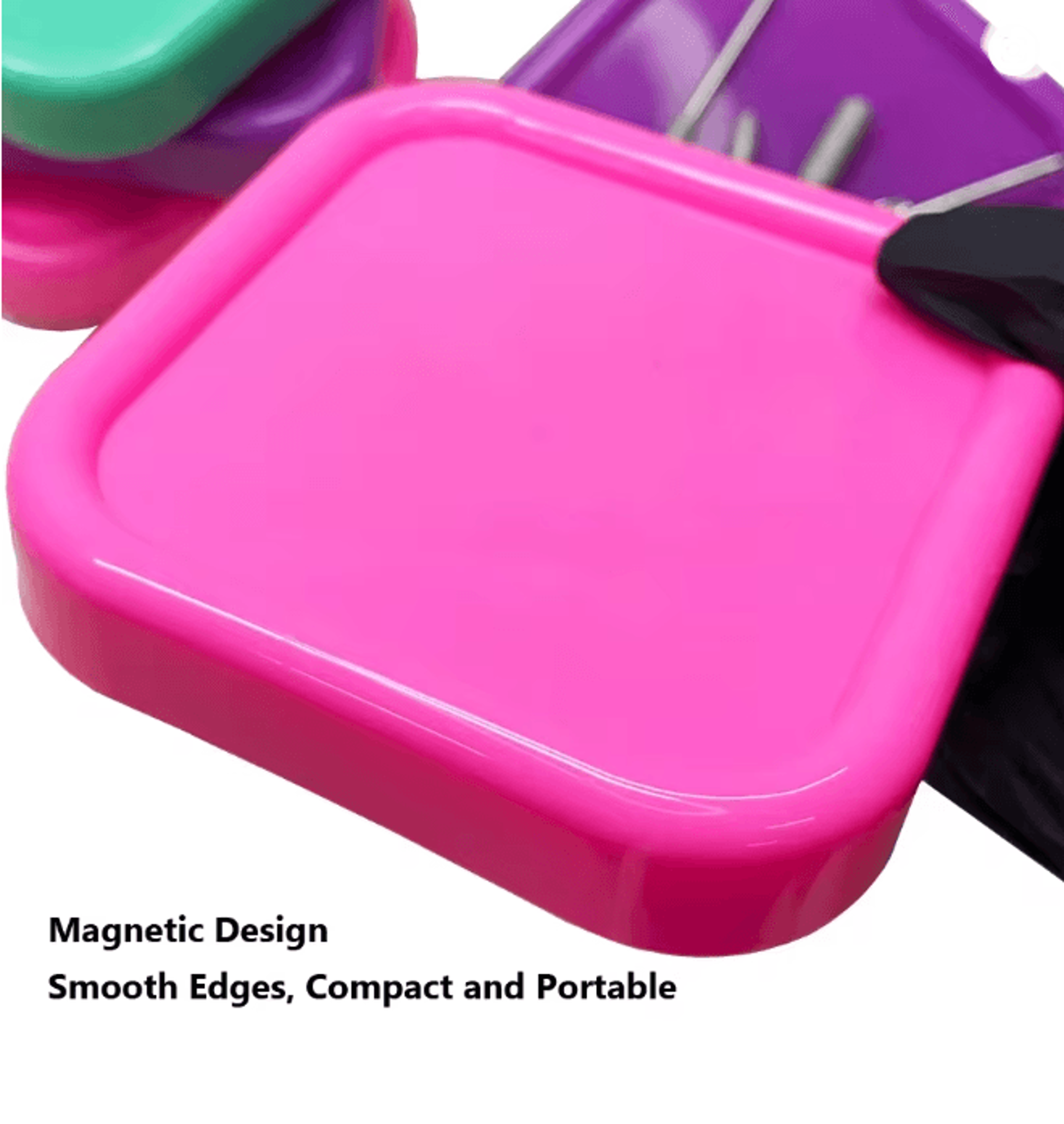 Portable Magnetic Nail Art Organizer Tray For Tool And Bit Storage 3