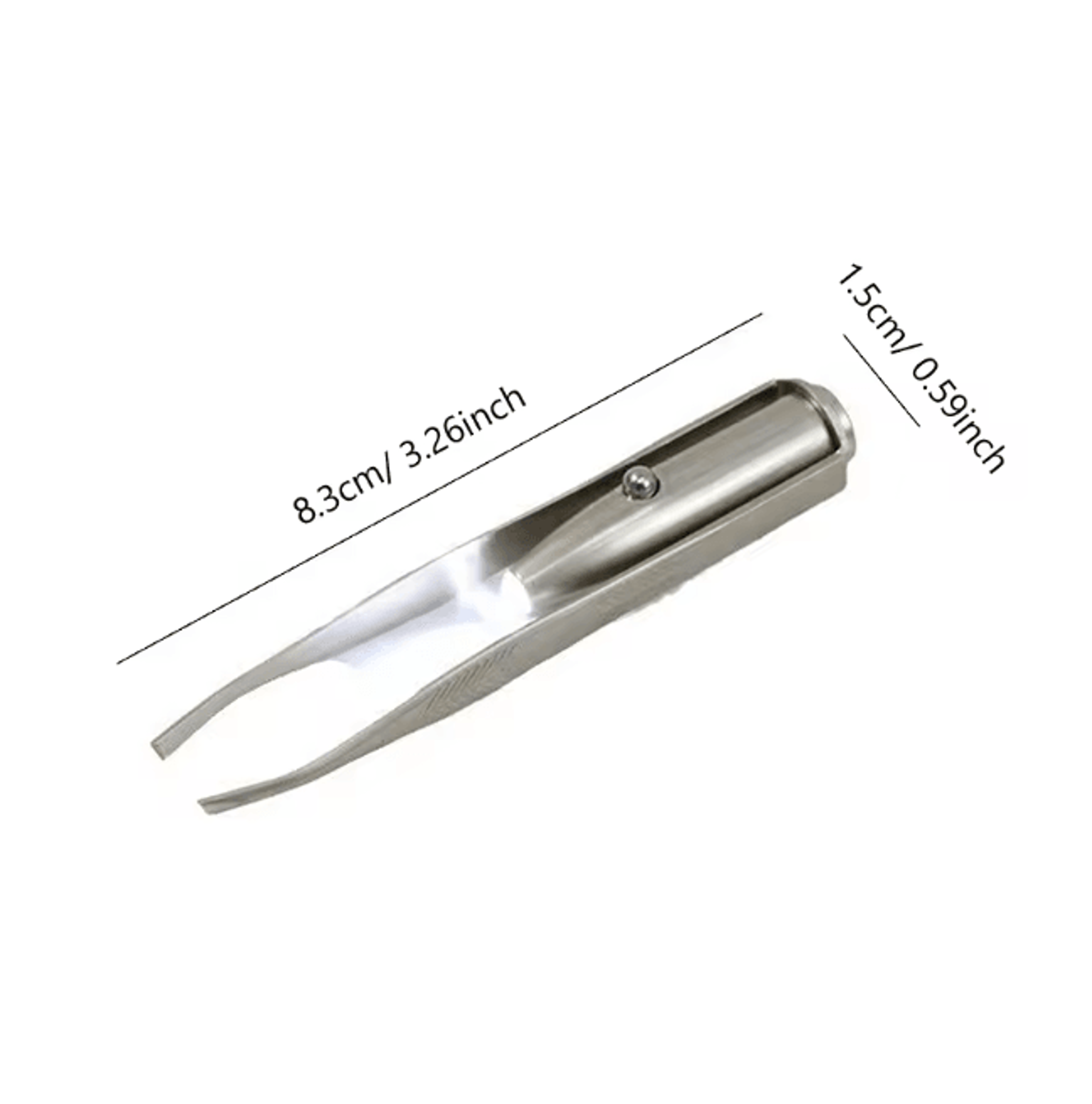 LED Lighted Eyebrow Tweezers For Precise Brow Shaping 4