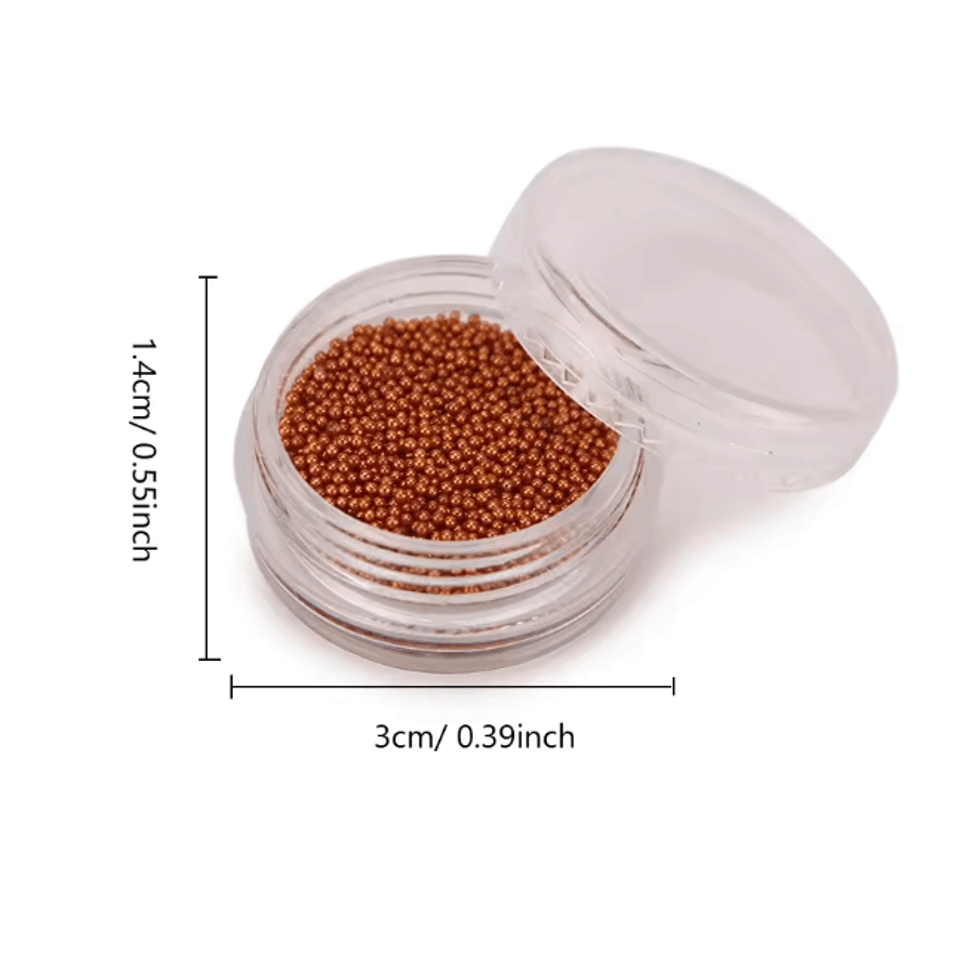 Metal Nail Art Caviar Beads Set 12 Colors Micro Beads For Manicure Designs 2