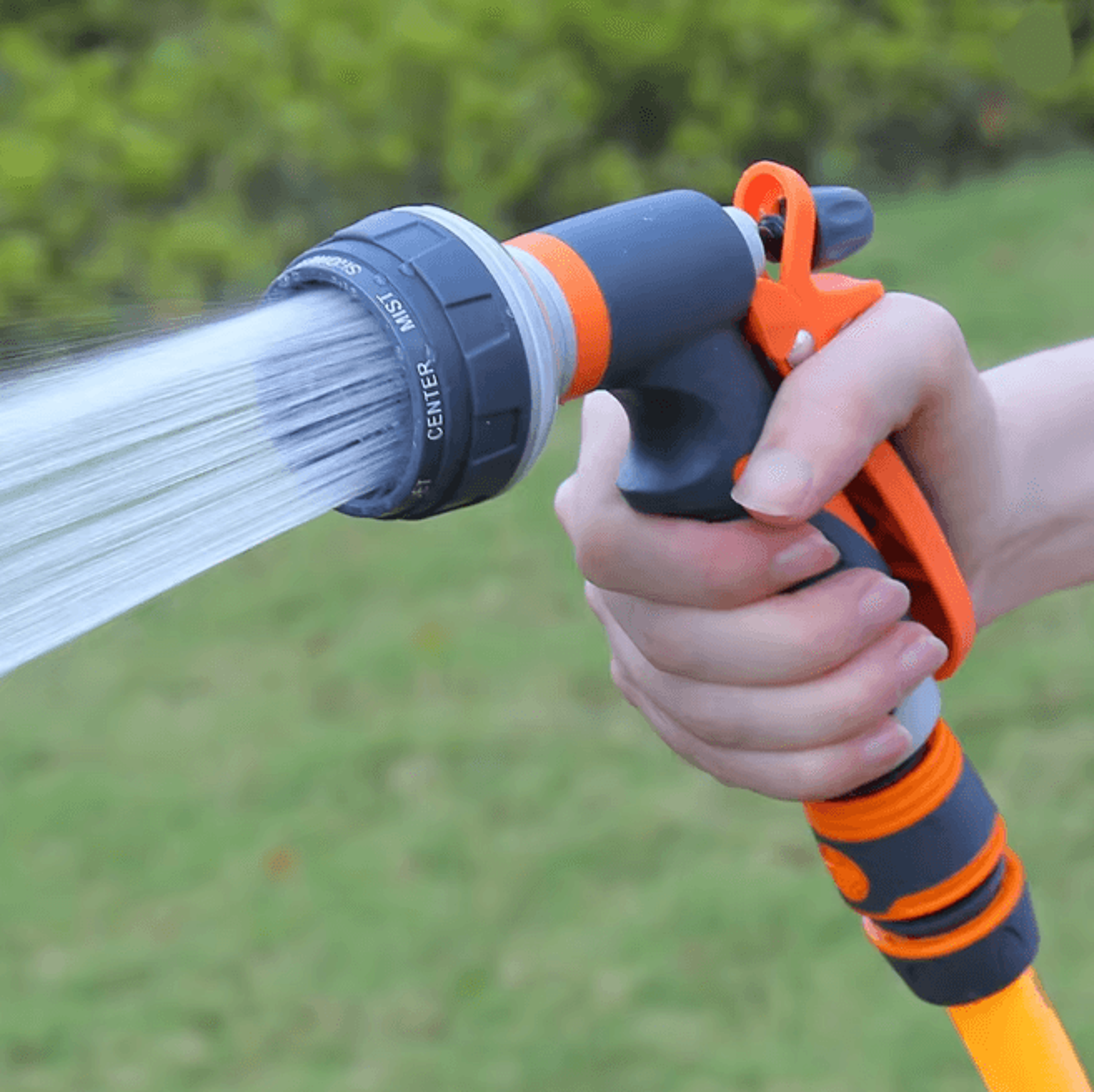 High Pressure Garden Spray Gun Set Adjustable Watering And Cleaning Nozzle 5