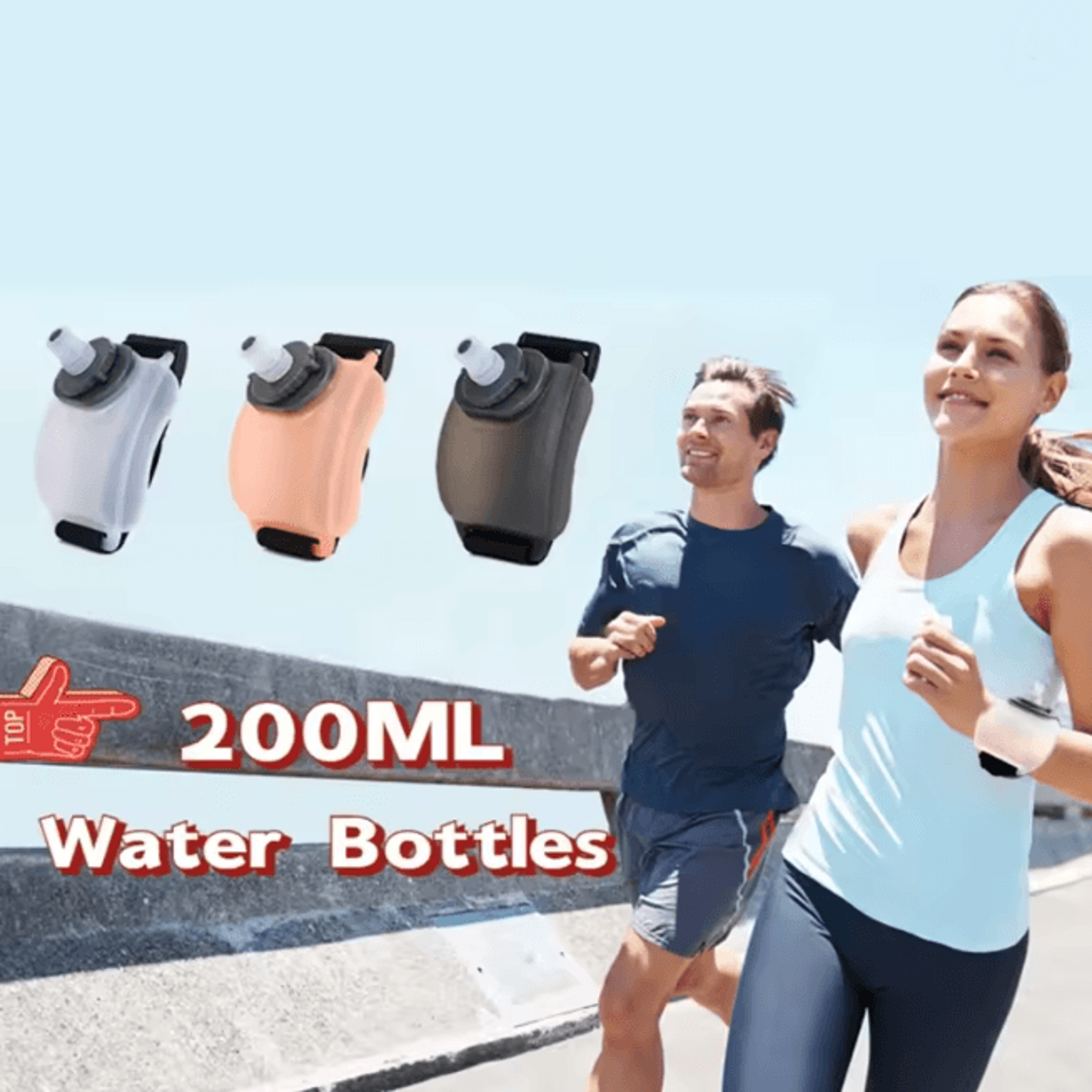 Running Wrist Hydration Bottle Holder Mini Storage Bag 3