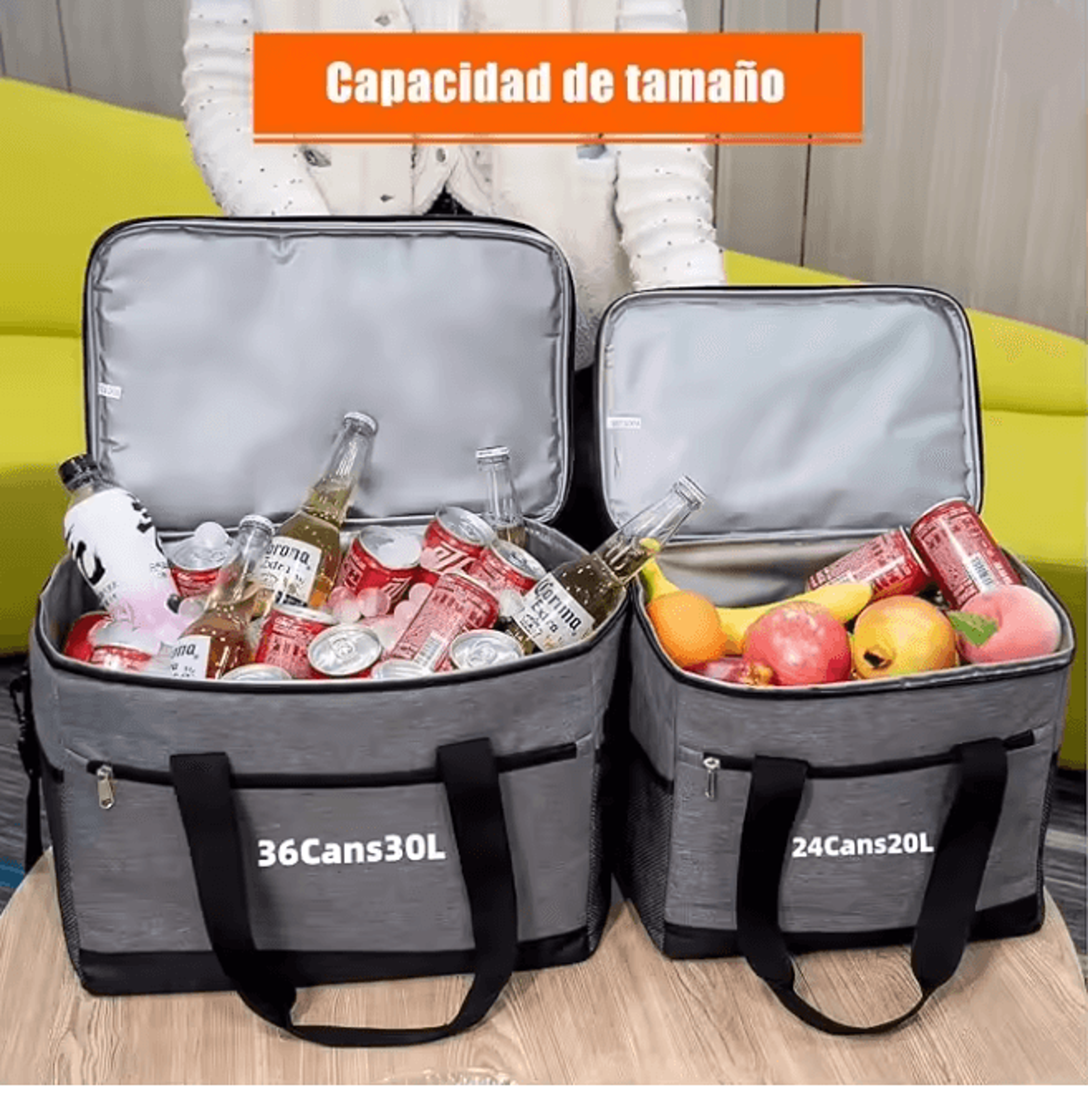 Large Capacity Leakproof Picnic Bag Insulated Lunch Tote 1