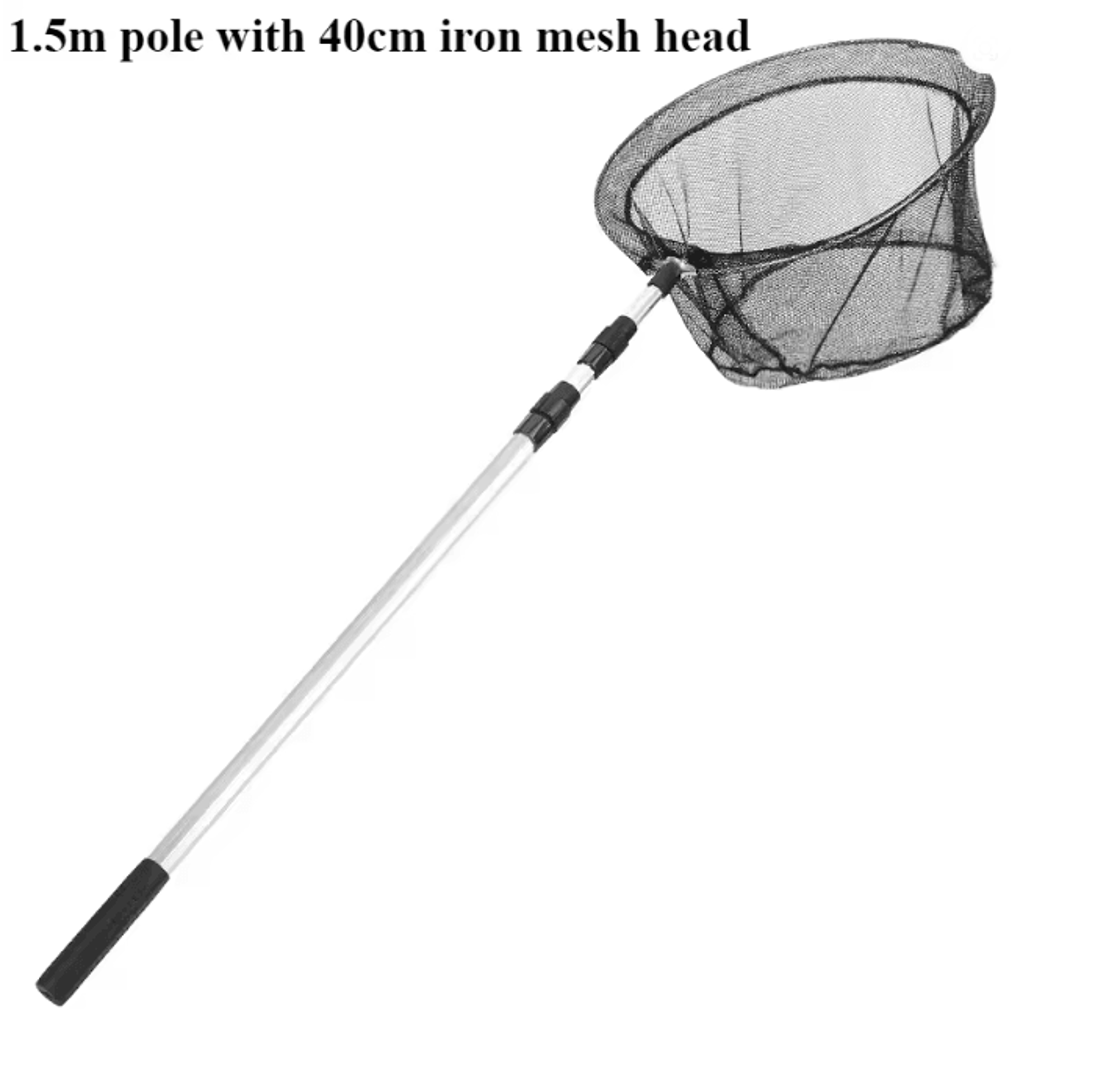 Telescopic Fishing Net Aluminum Alloy Folding Landing Net With Rubber Handle 11