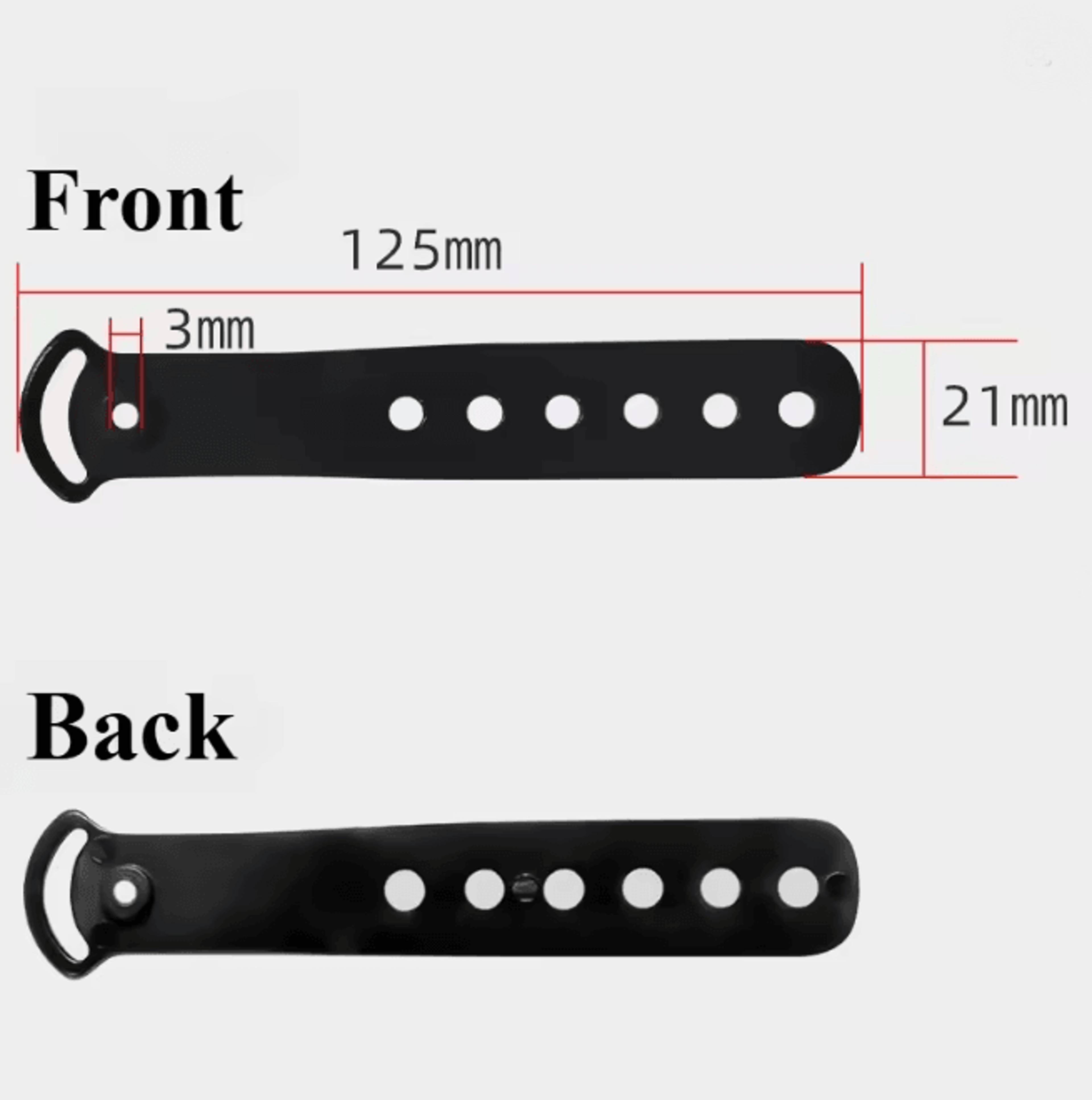 Snowboard Binding Ladder Strap Replacement Toe And Ankle Fixing Strap 7