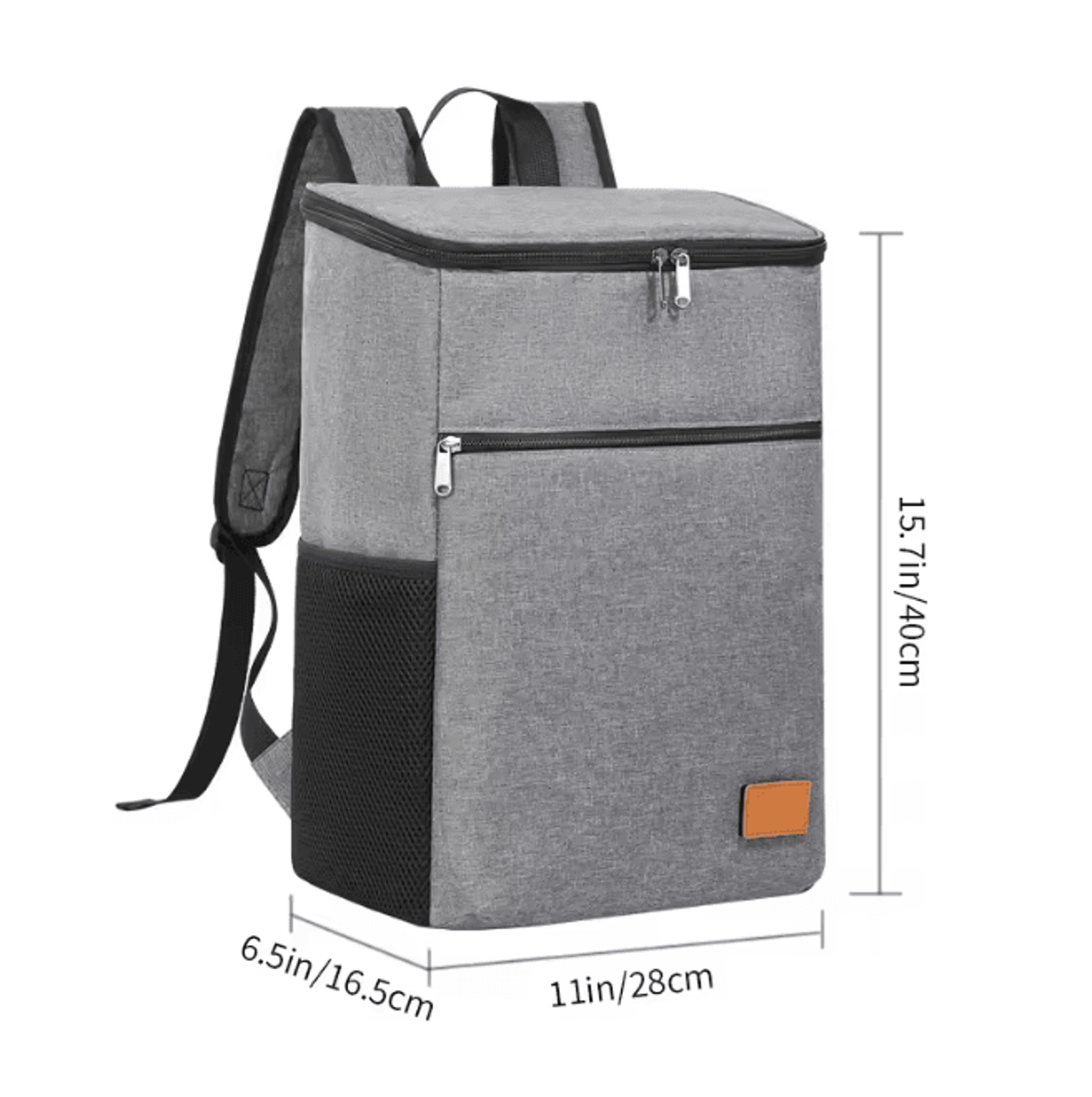 26L Insulated Cooler Backpack Leakproof Thermal Picnic Bag 7