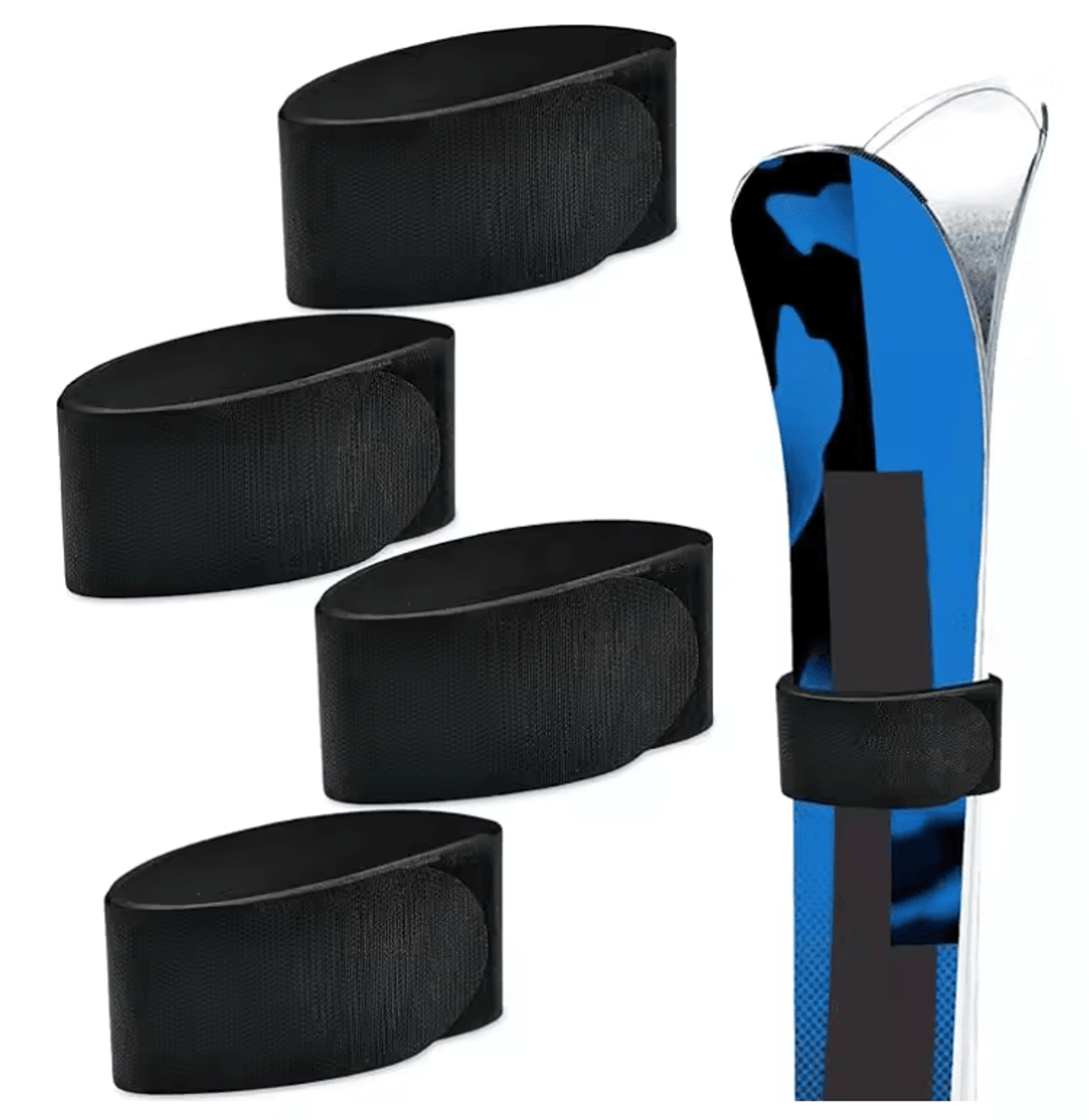 Adjustable Ski Fixing Band Brake Retainer Straps For Skis And Snowboards 12
