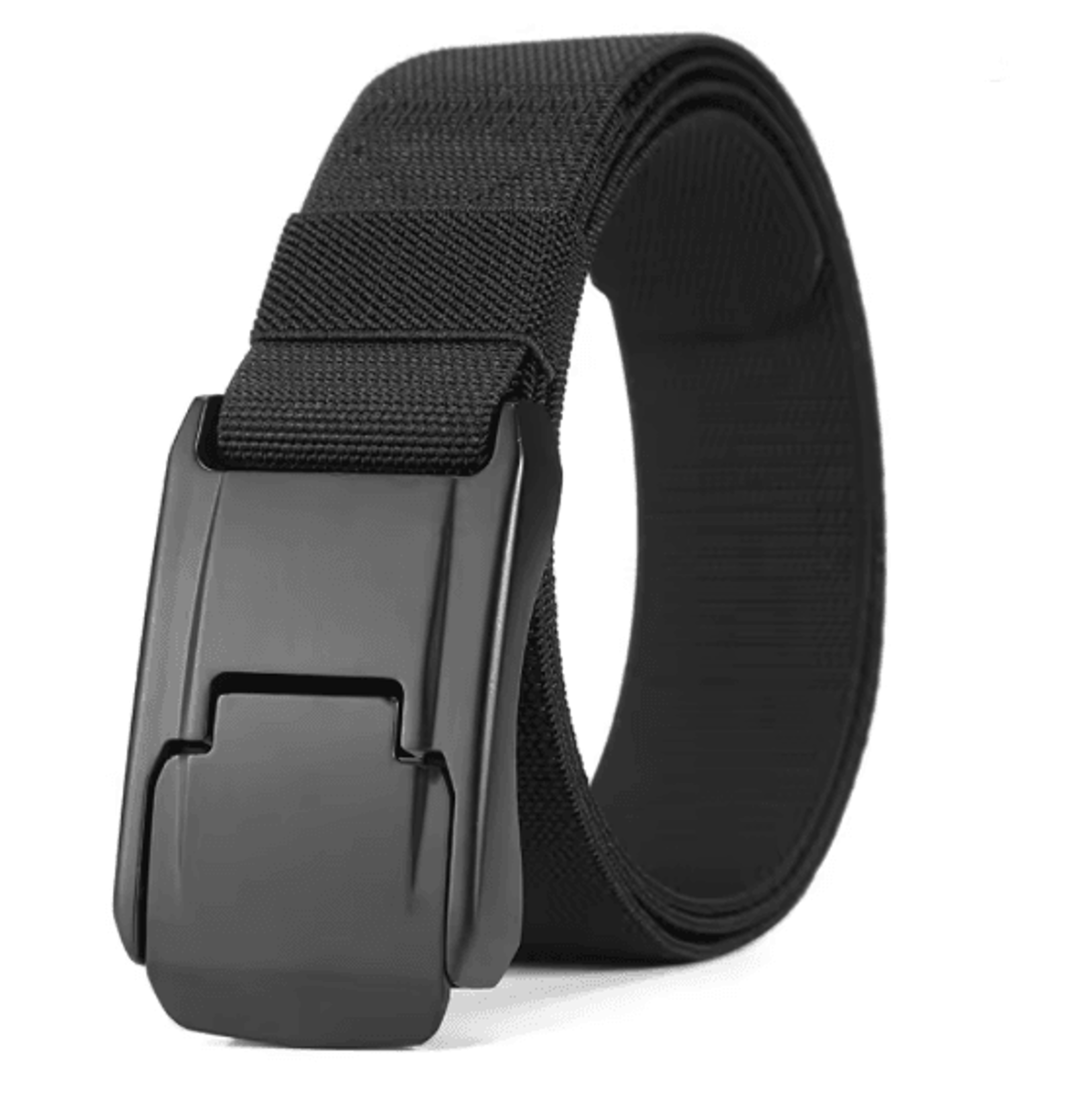 Unisex Stretch Nylon Work Belt Quick Release Buckle 4