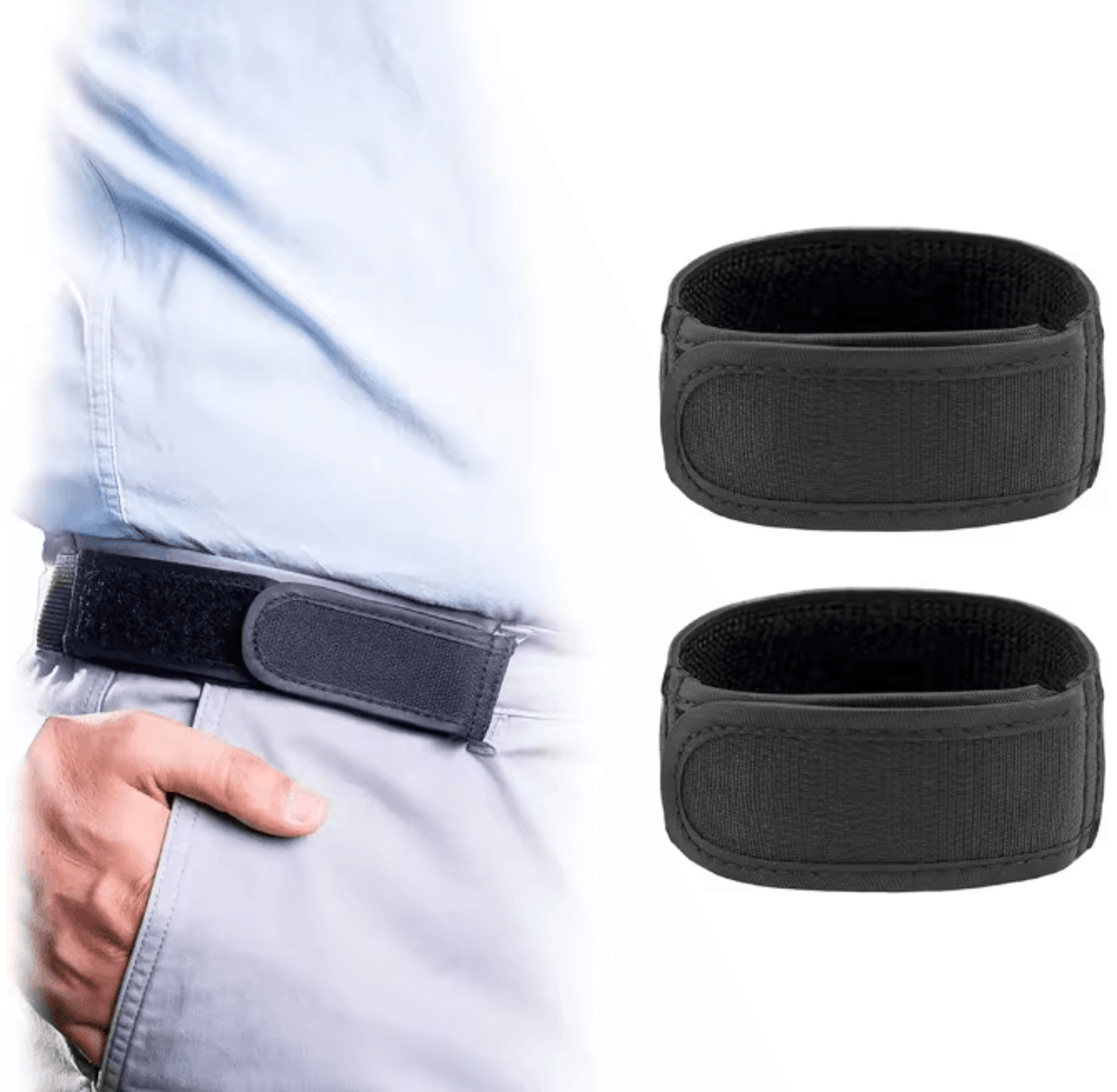 FlexEase Buckle Free Elastic Belt Ultra Soft No Buckle Comfort Waist Belt 0