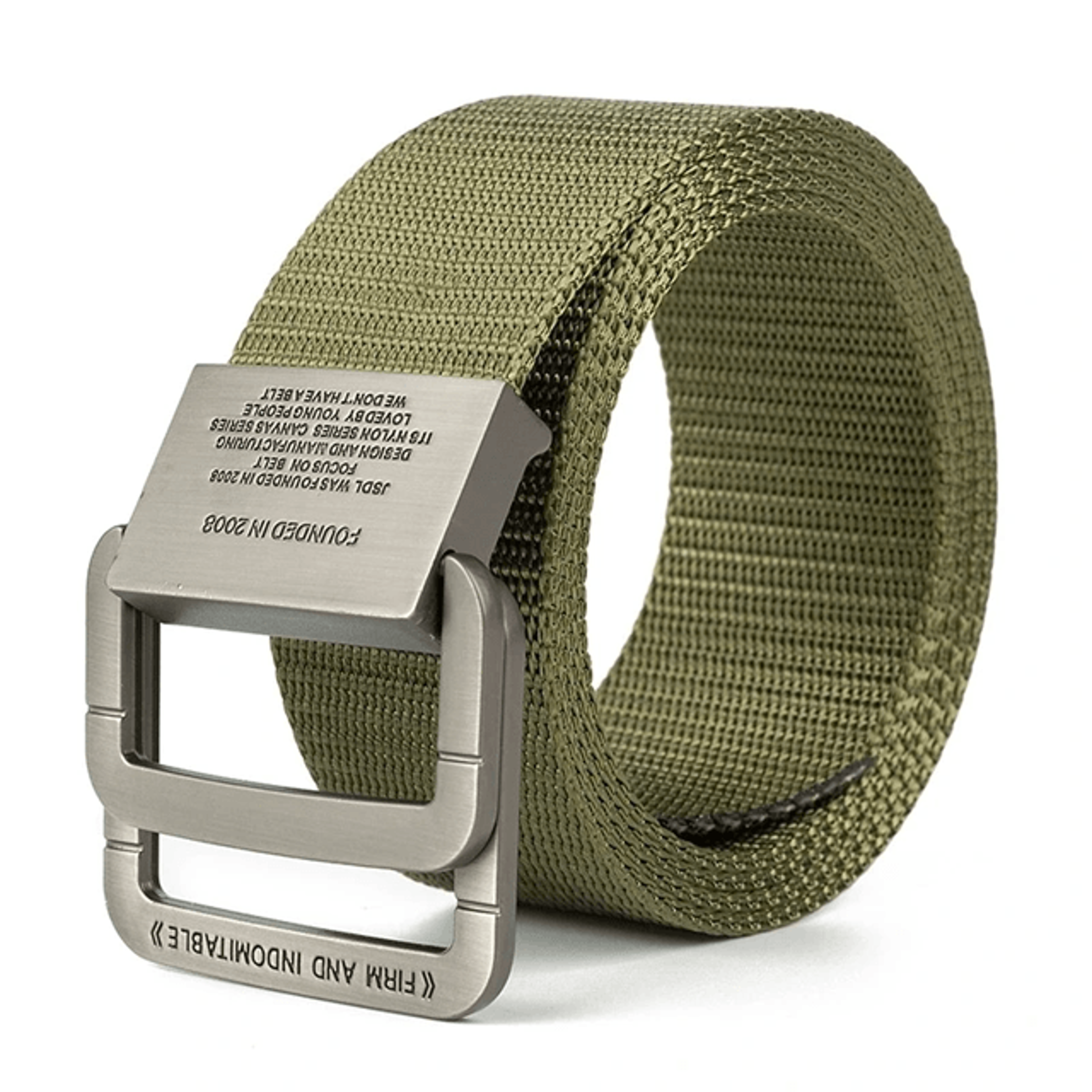 Mens Automatic Buckle Canvas Belt Nylon Webbing Casual Sports Belt 1