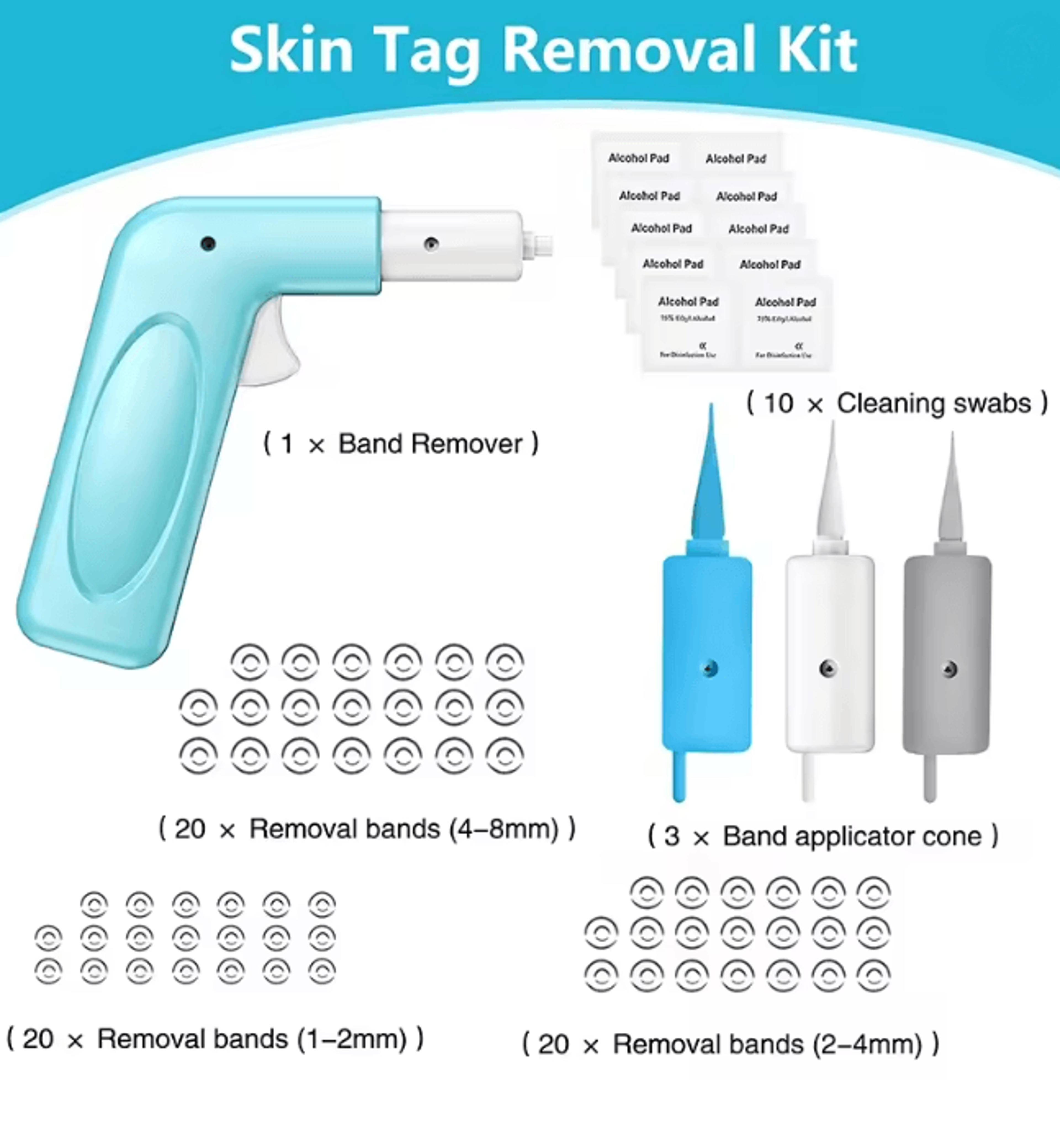 3 In 1 Skin Tag Removal Kit Easy Clean Home Skin Care Tool 3