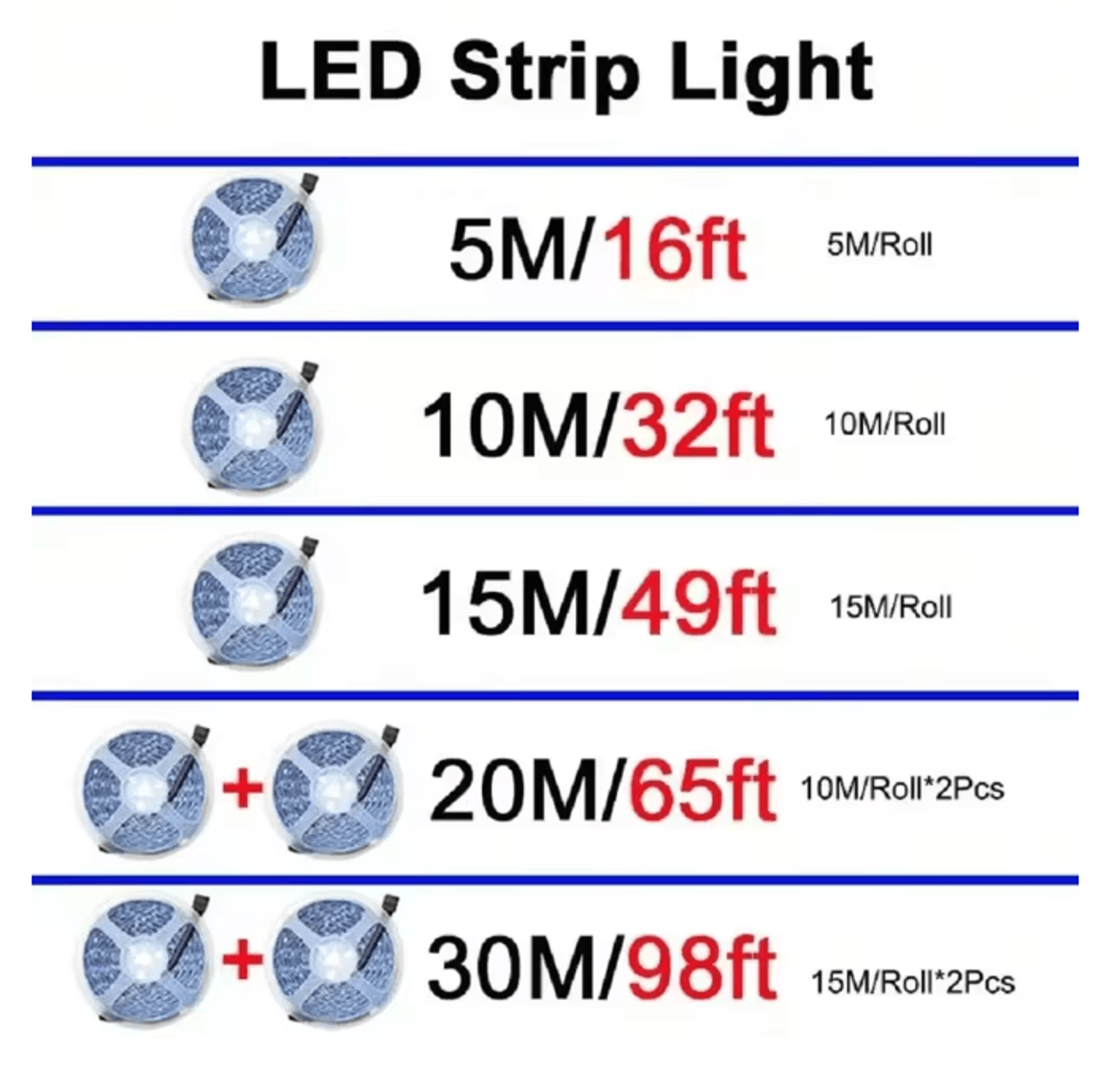 RGB LED Strip Lights USB Bluetooth Remote Color Changing Light Tape 4