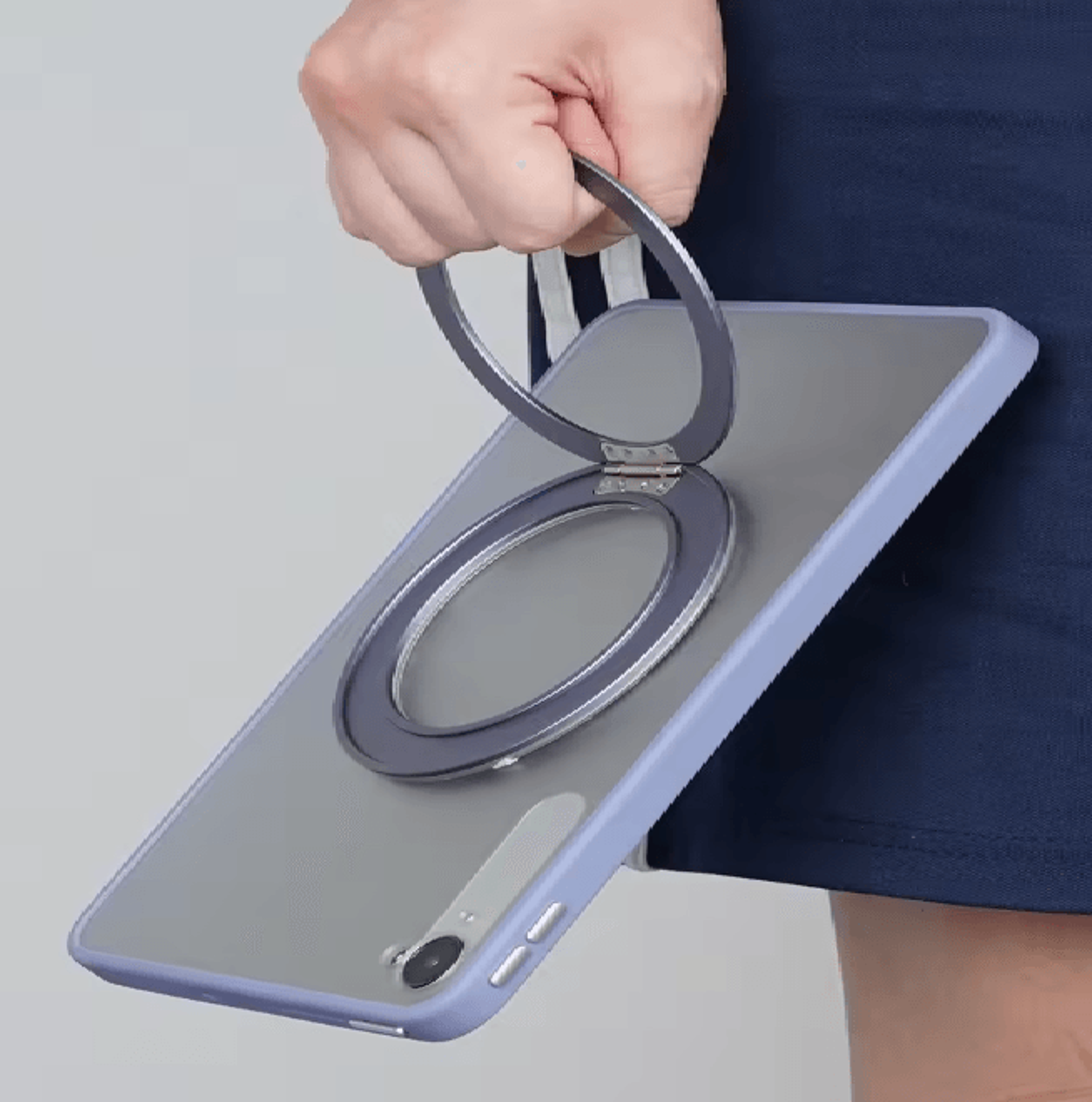 Rotating Adhesive Tablet Mount Aluminum Foldable Stand For Tablets 3