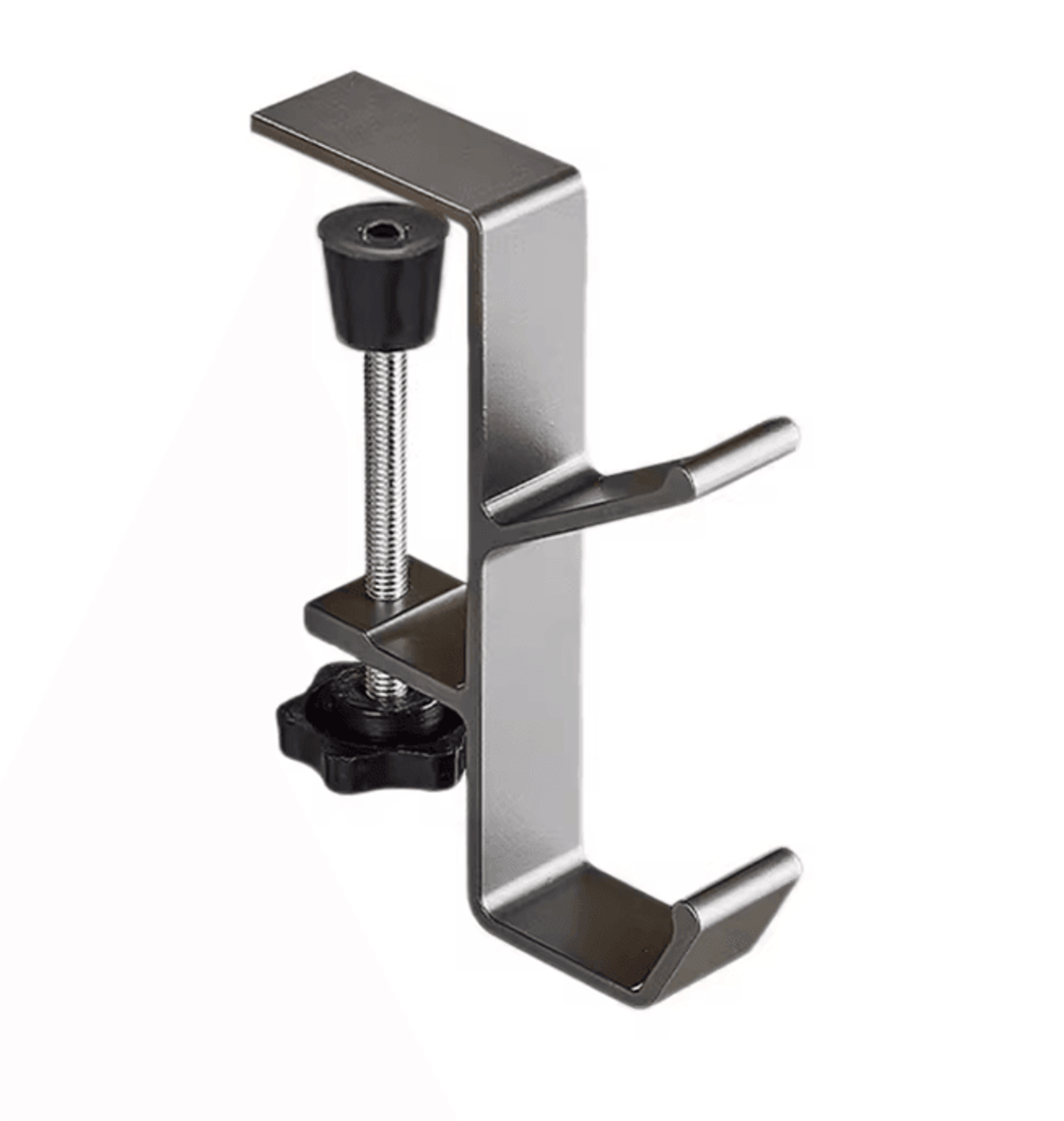 Under Desk Headphone Stand Clamp Mount Aluminum Headset Holder 5