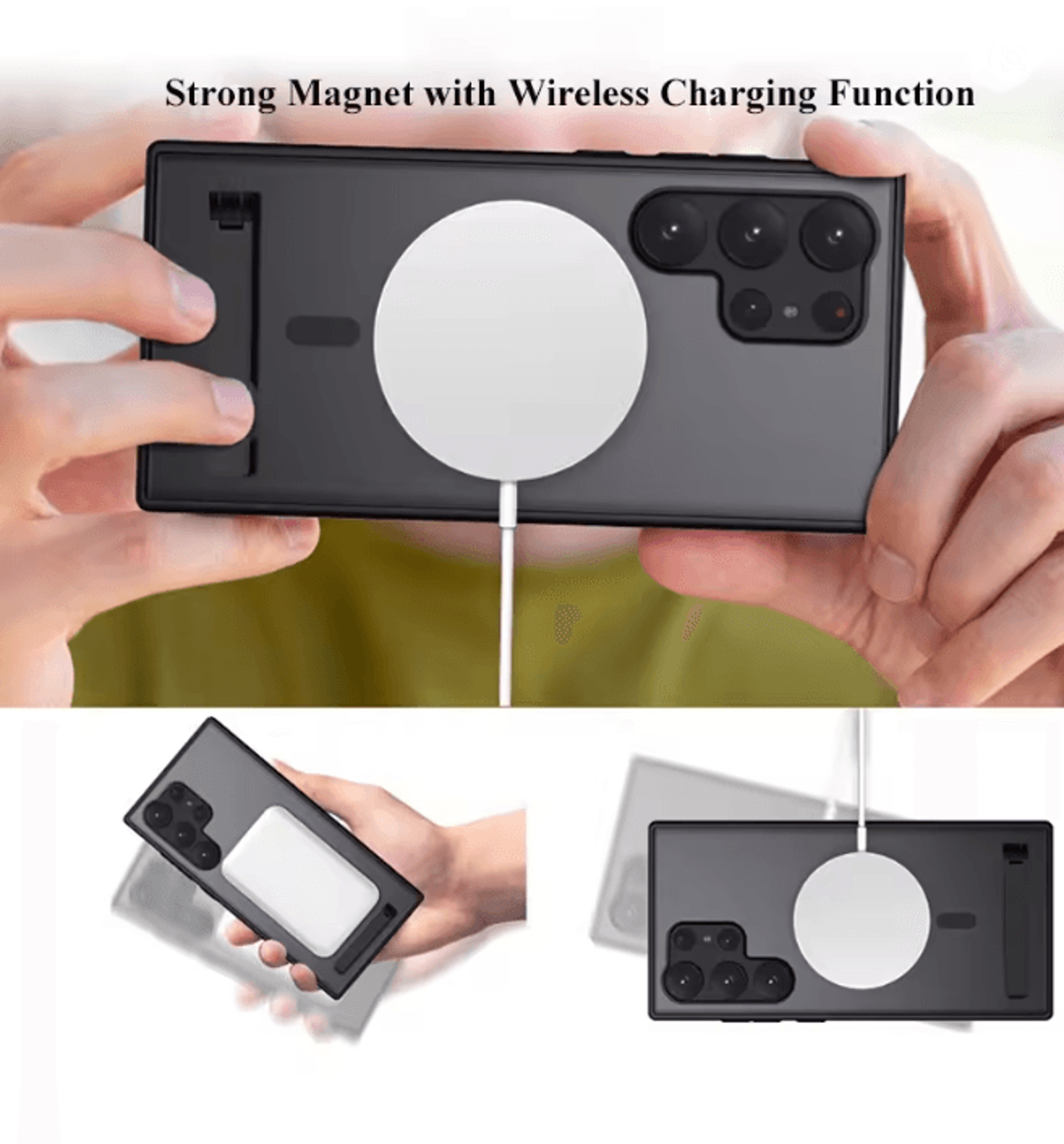 Magnetic Stand Phone Case For Samsung Galaxy With Kickstand 4