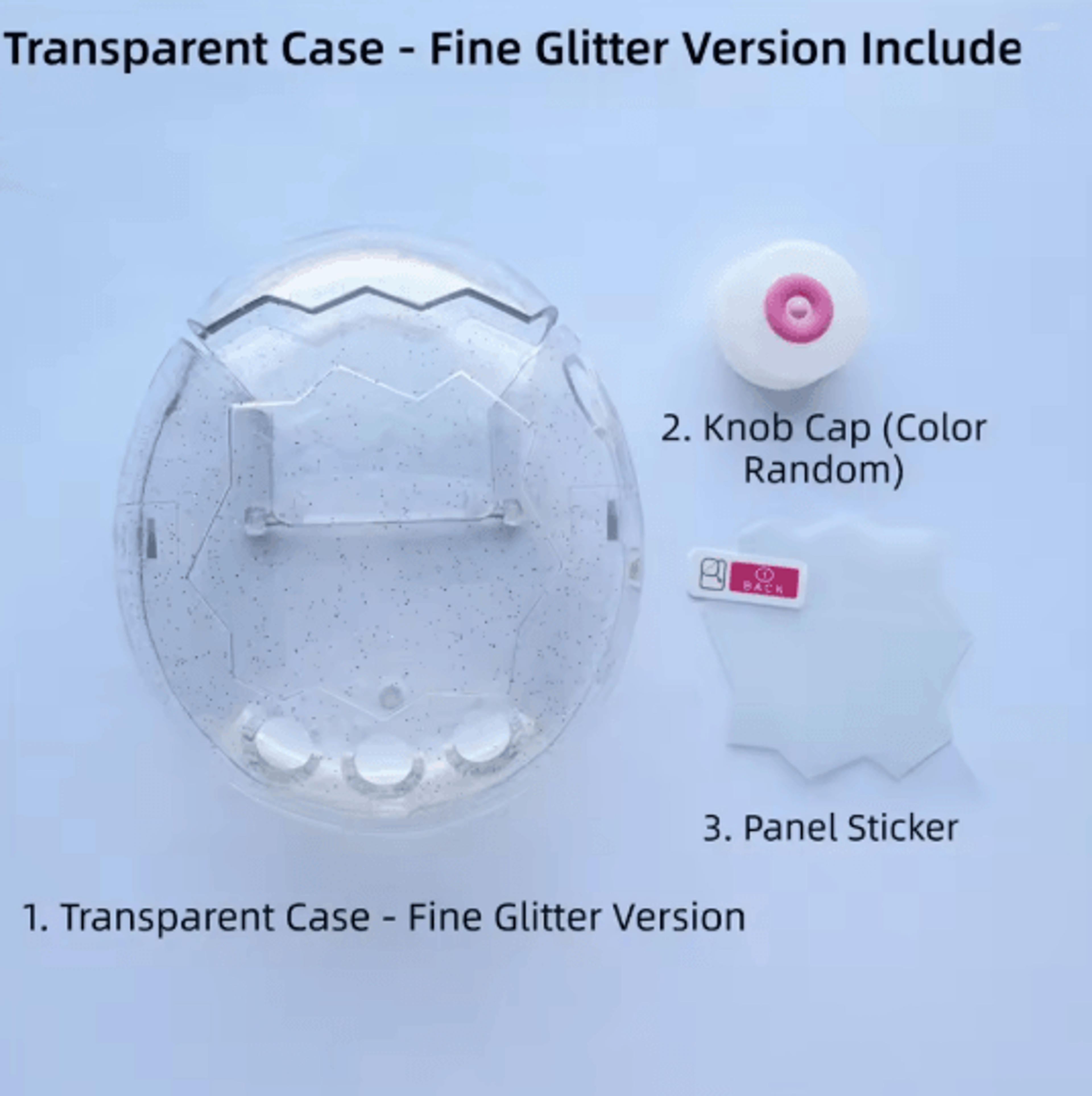 Clear Acrylic Protective Case For Tamagotchi Paradise With Rotating Cap 4