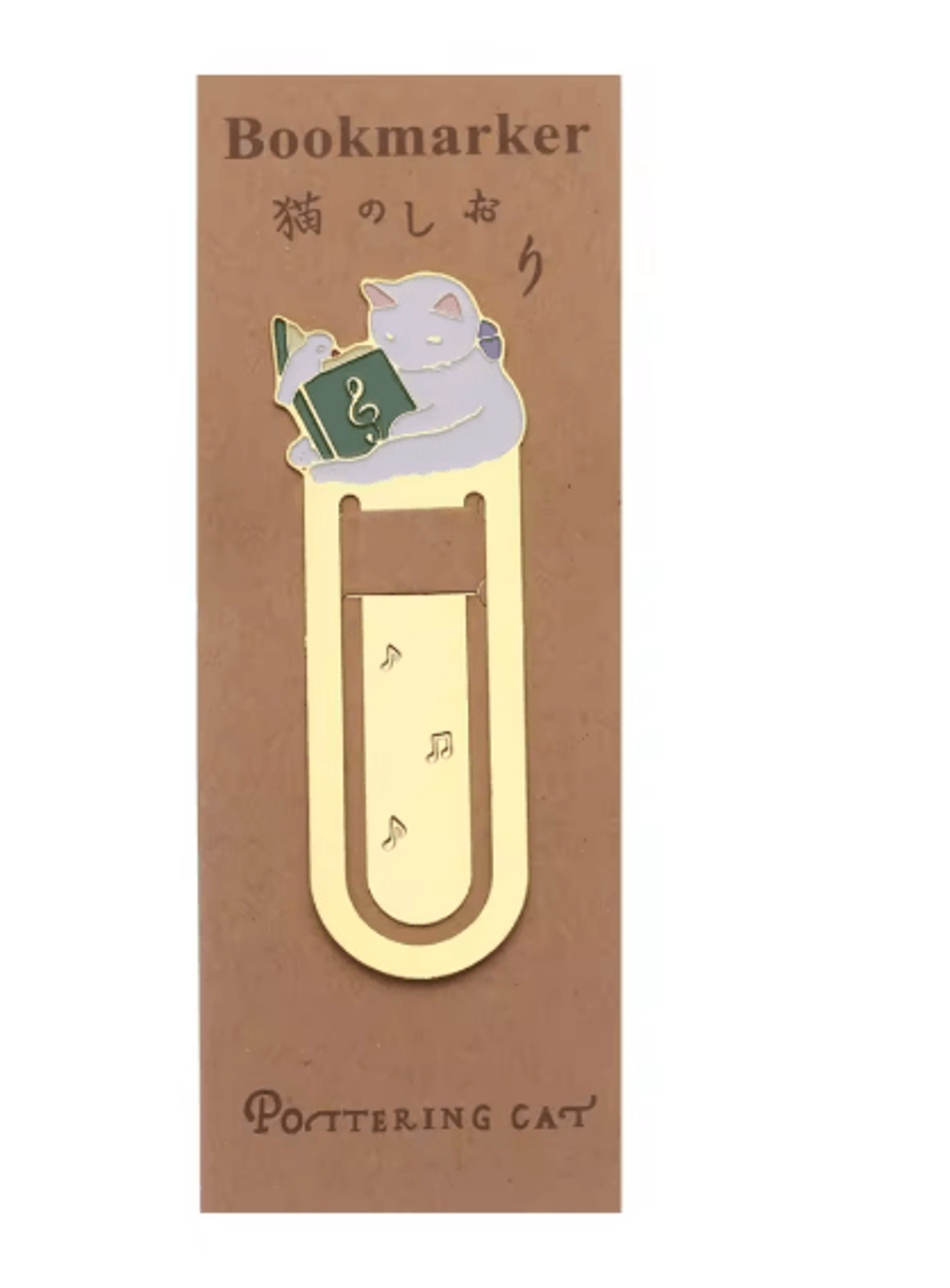 Gold Plated Cat Bookmark Folder Clip Cute Reading Label 5