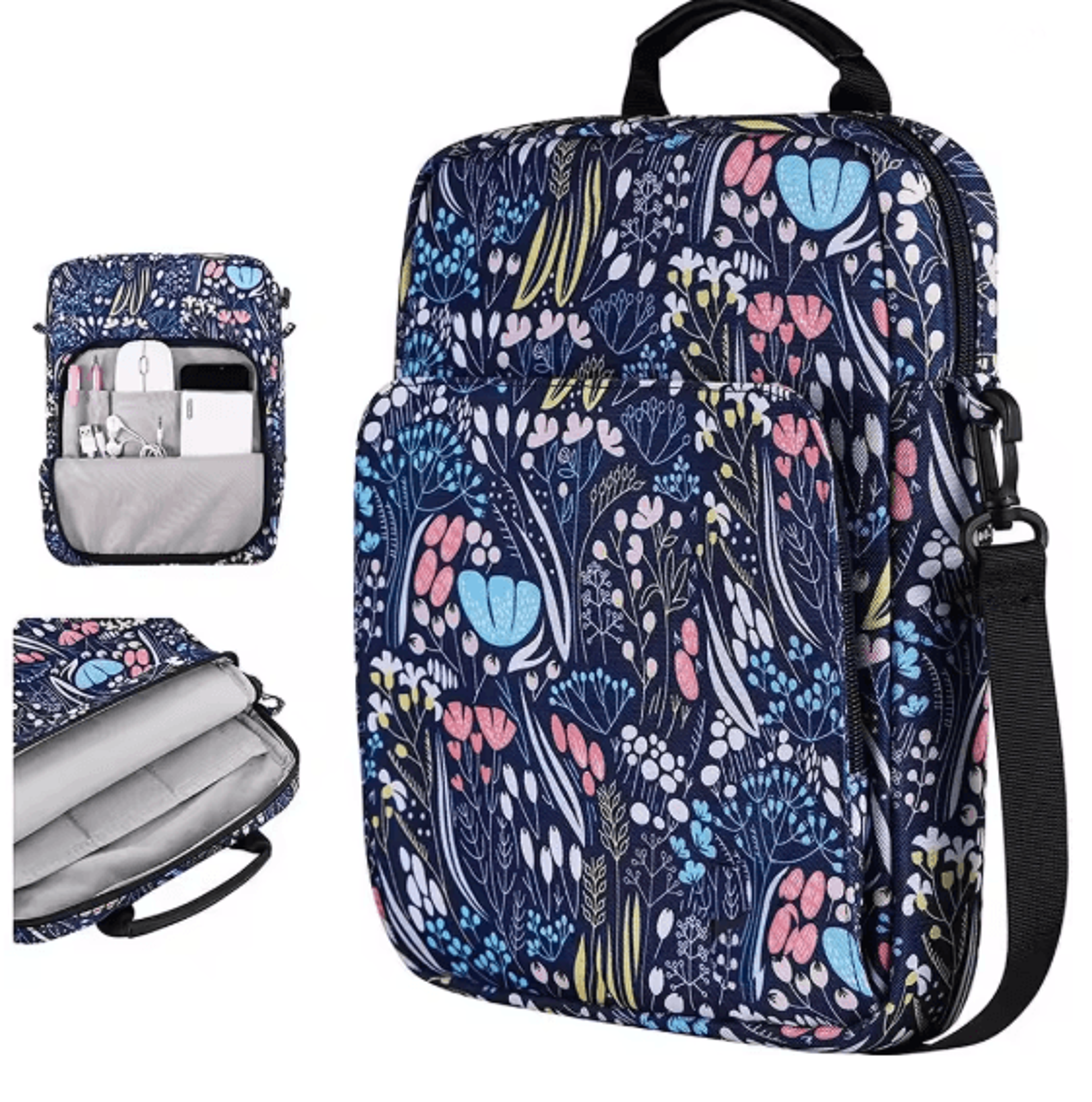Crossbody Tablet Bag Shoulder Messenger Case For IPad And Galaxy Tab 7