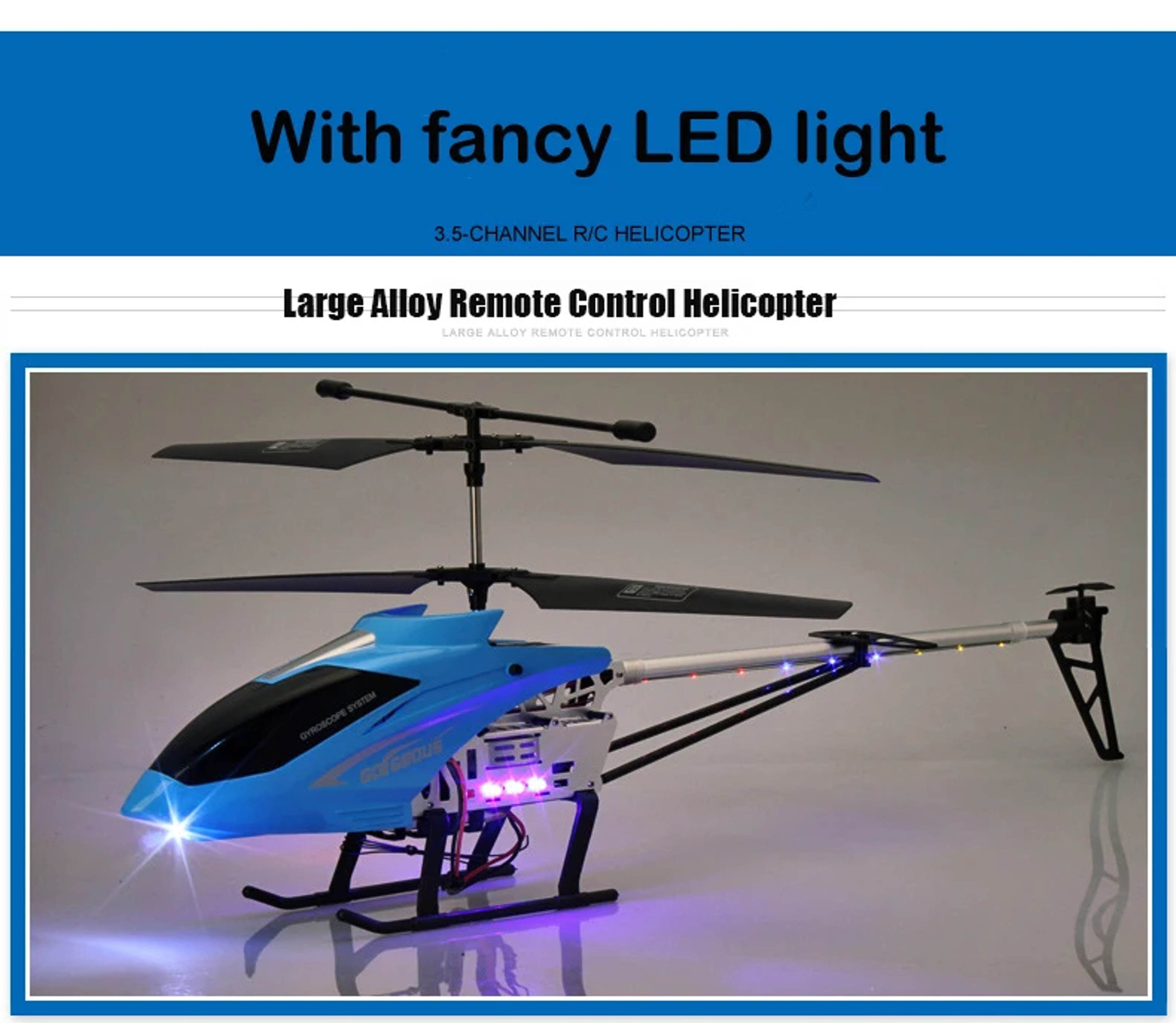 Extra Durable Big Plane Toy For Kids, RC Helicopter With Remote Control, Outdoor Helicopter – view 7