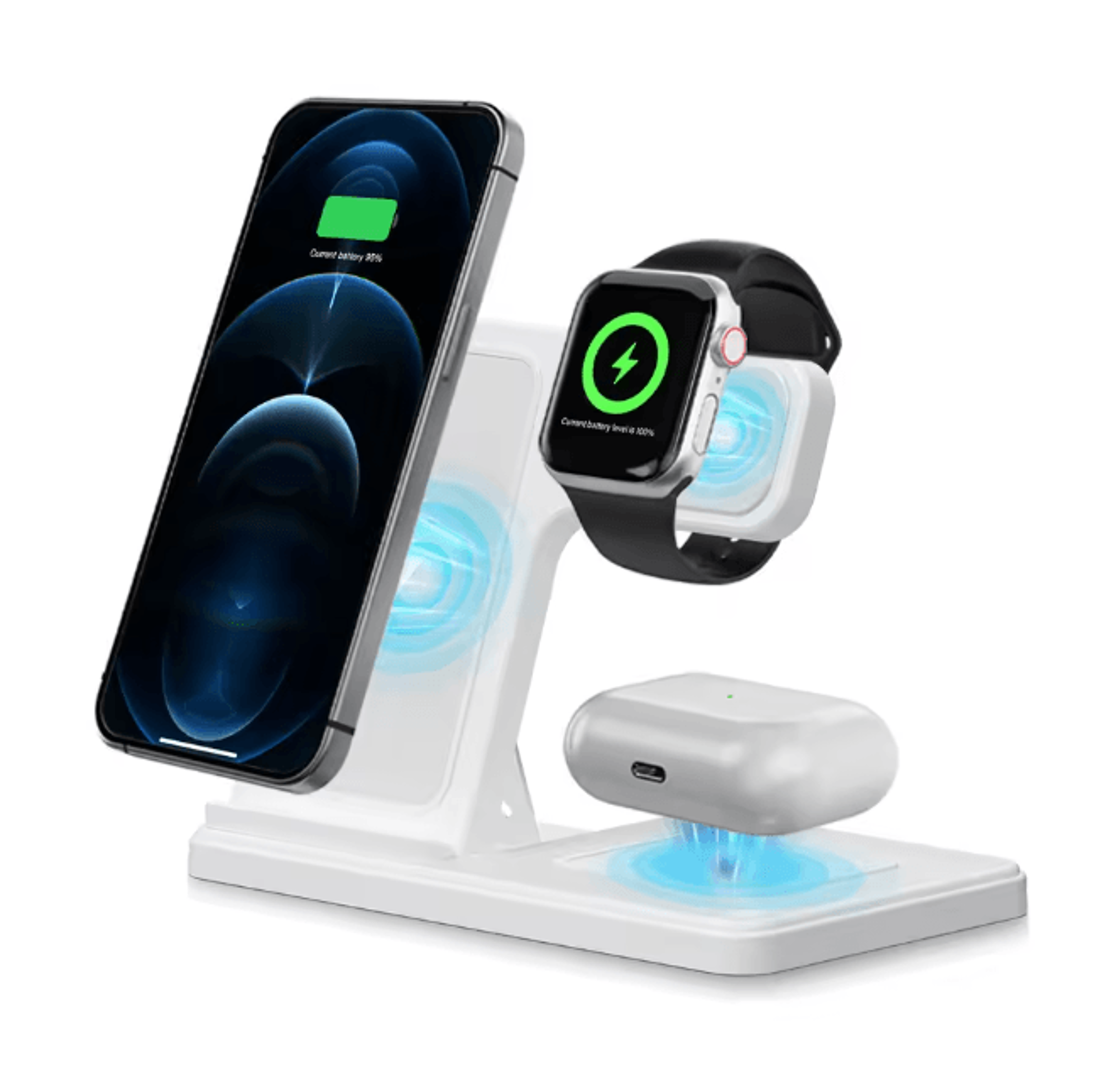 3 In 1 Wireless Charging Station Magnetic Fast Charging Foldable Charger 4