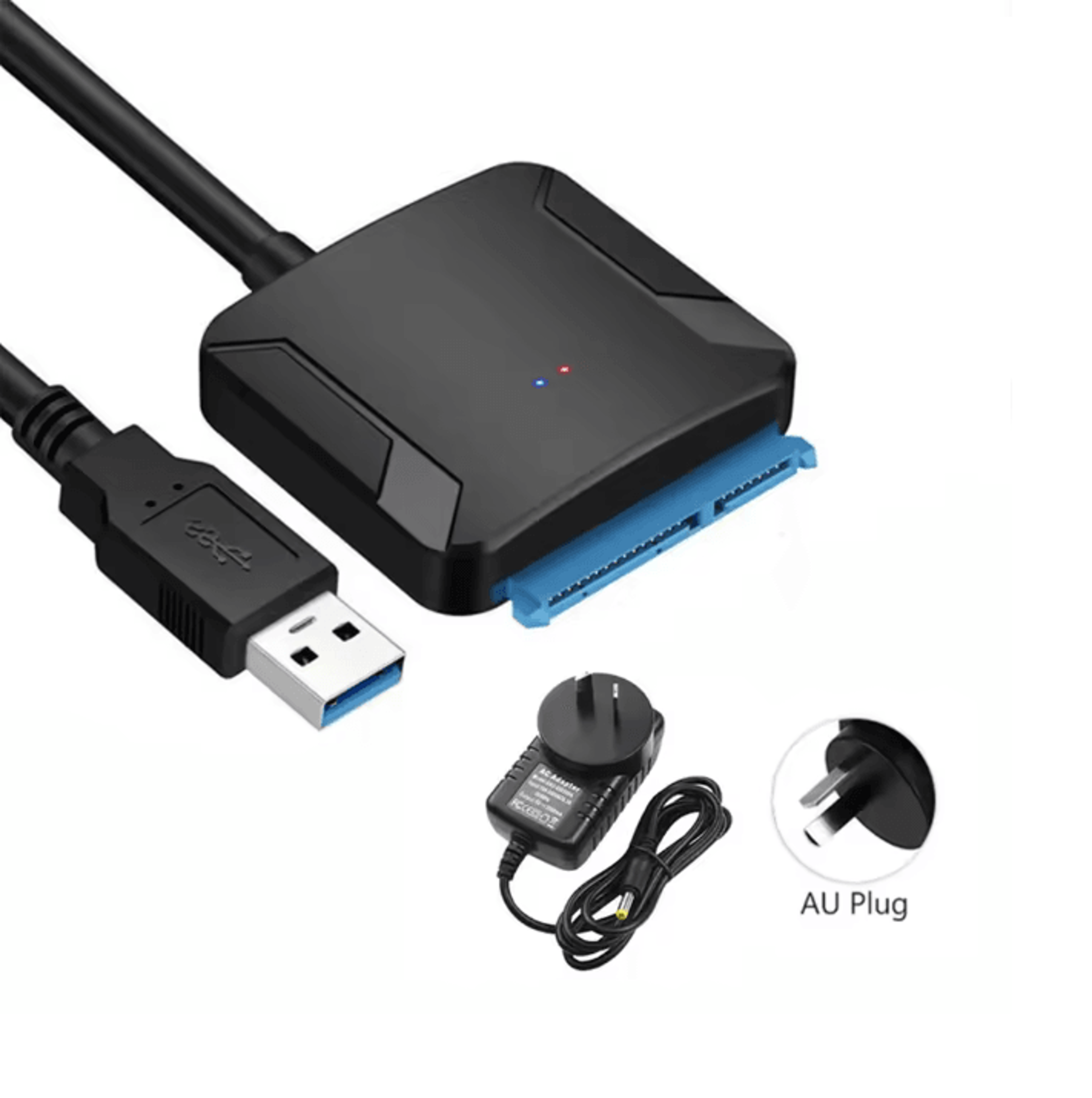 SATA To USB 30 Adapter Cable For SSD And HDD With Power Supply 7