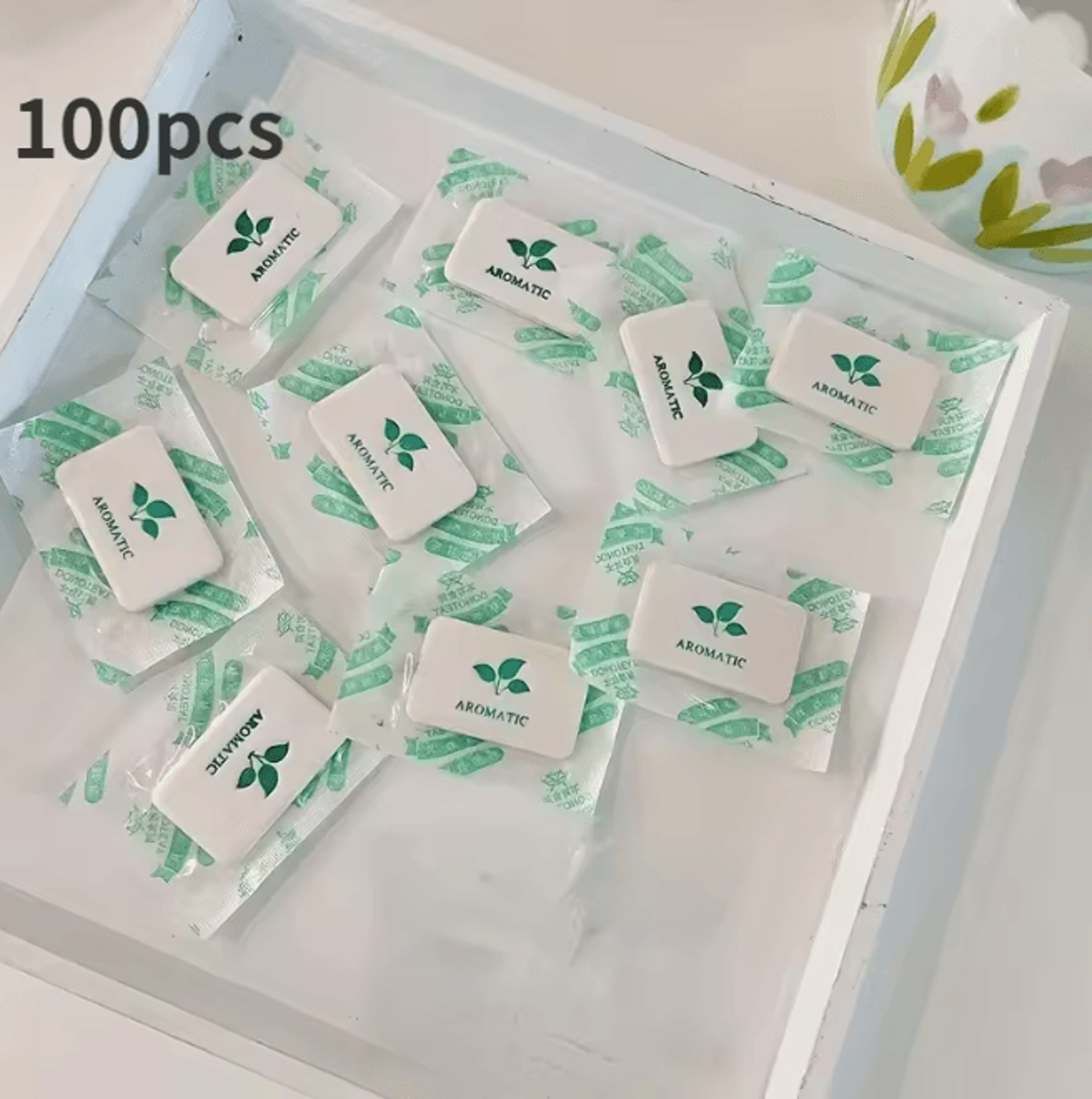 JasmineFresh Home Fragrance Bags Wardrobe Car Air Freshener 100 Pack 4