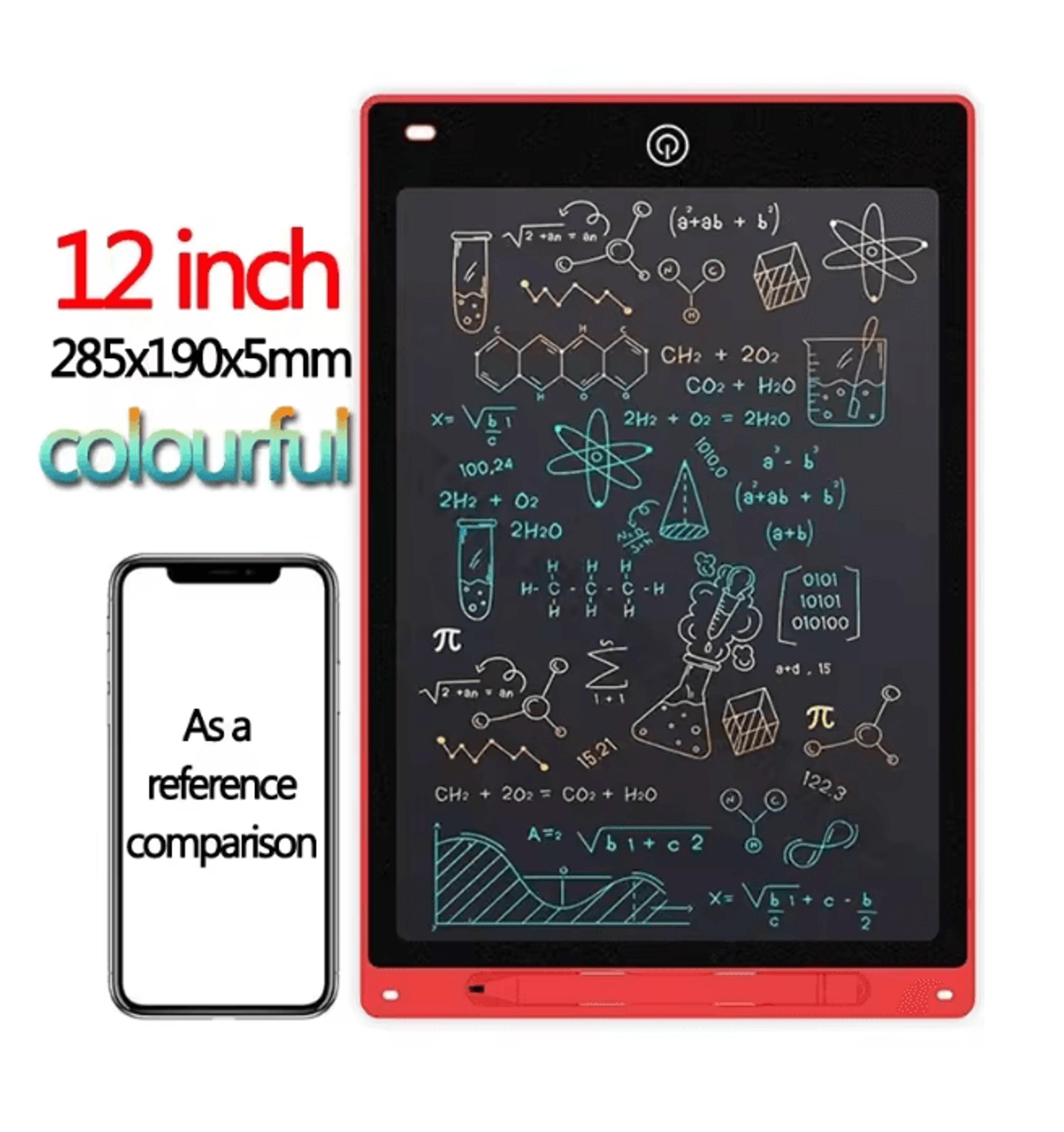 Kids LCD Writing Tablet Drawing Board Reusable Educational Drawing Pad 21