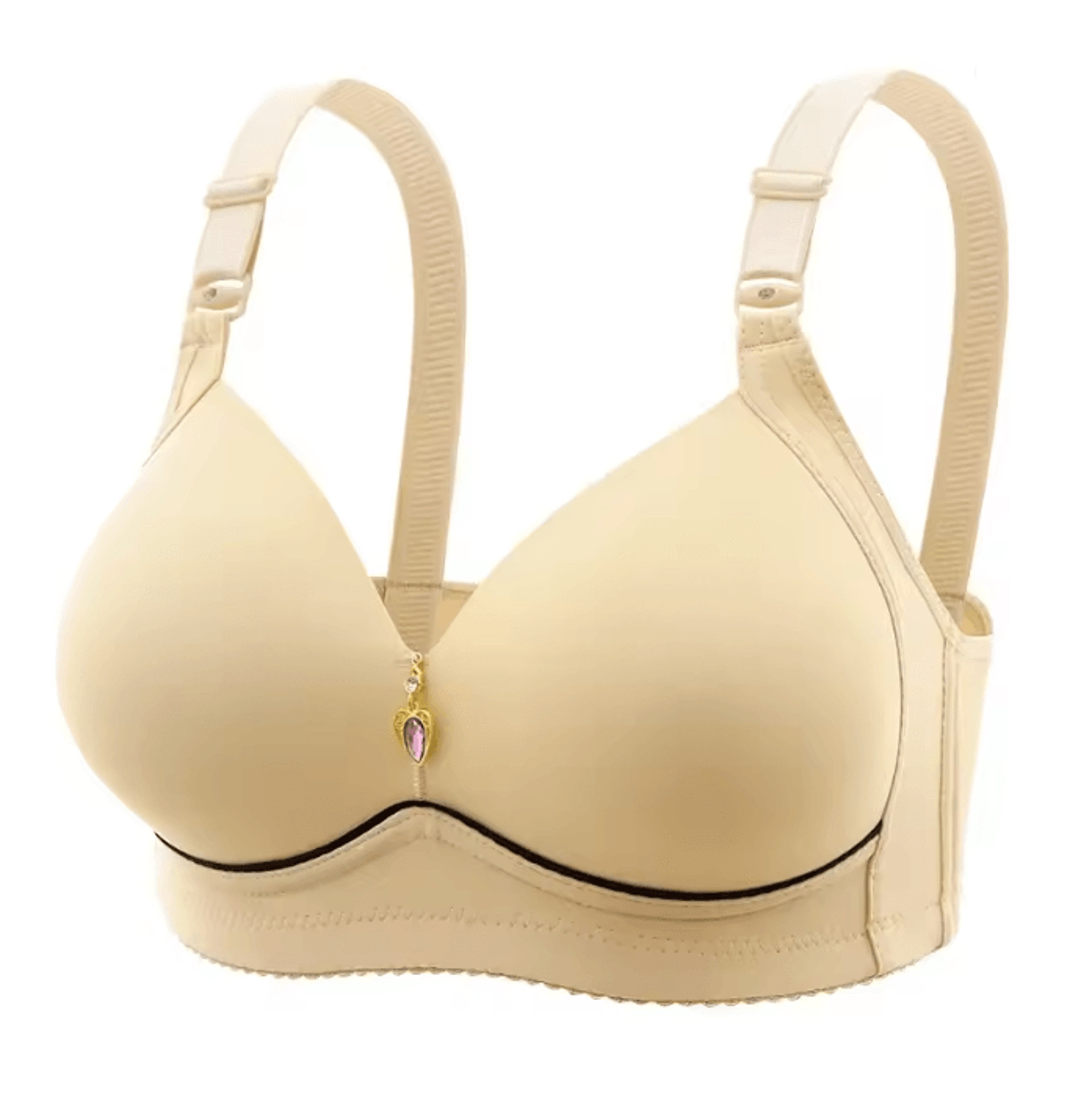 Wire Free Breathable Comfort Bra Soft Support Everyday Womens Underwear 6