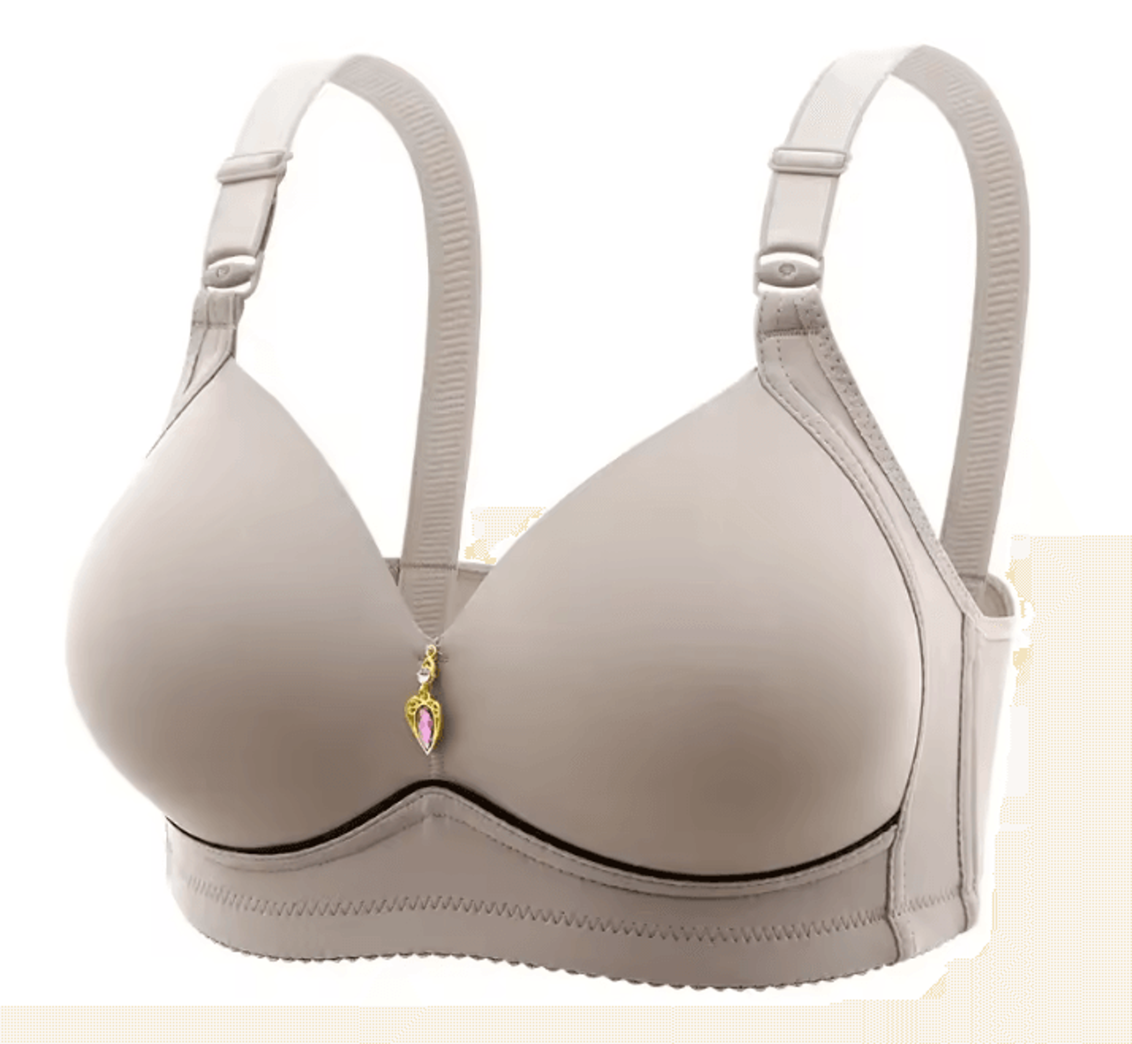 Wire Free Breathable Comfort Bra Soft Support Everyday Womens Underwear 2