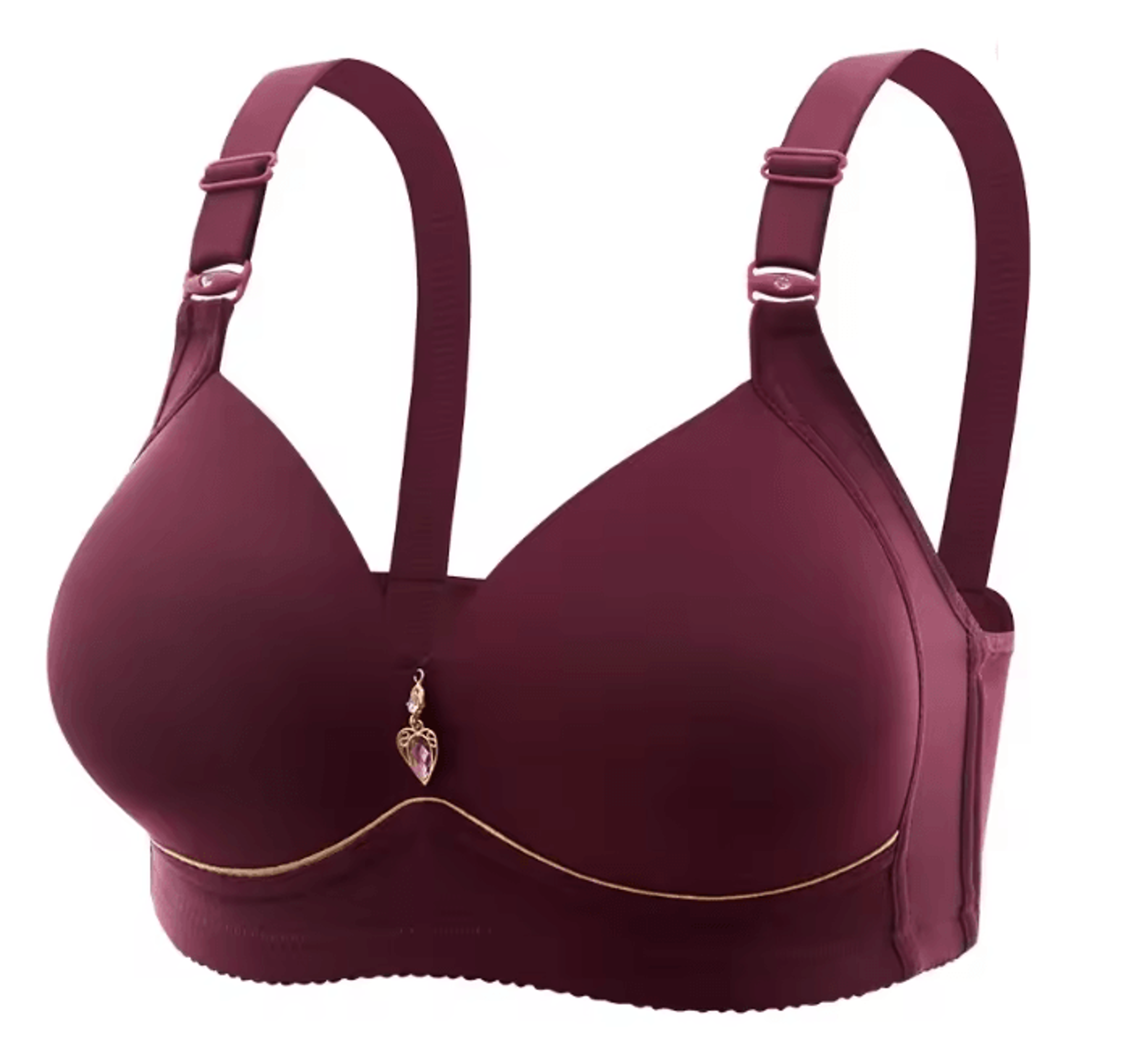 Wire Free Breathable Comfort Bra Soft Support Everyday Womens Underwear 0