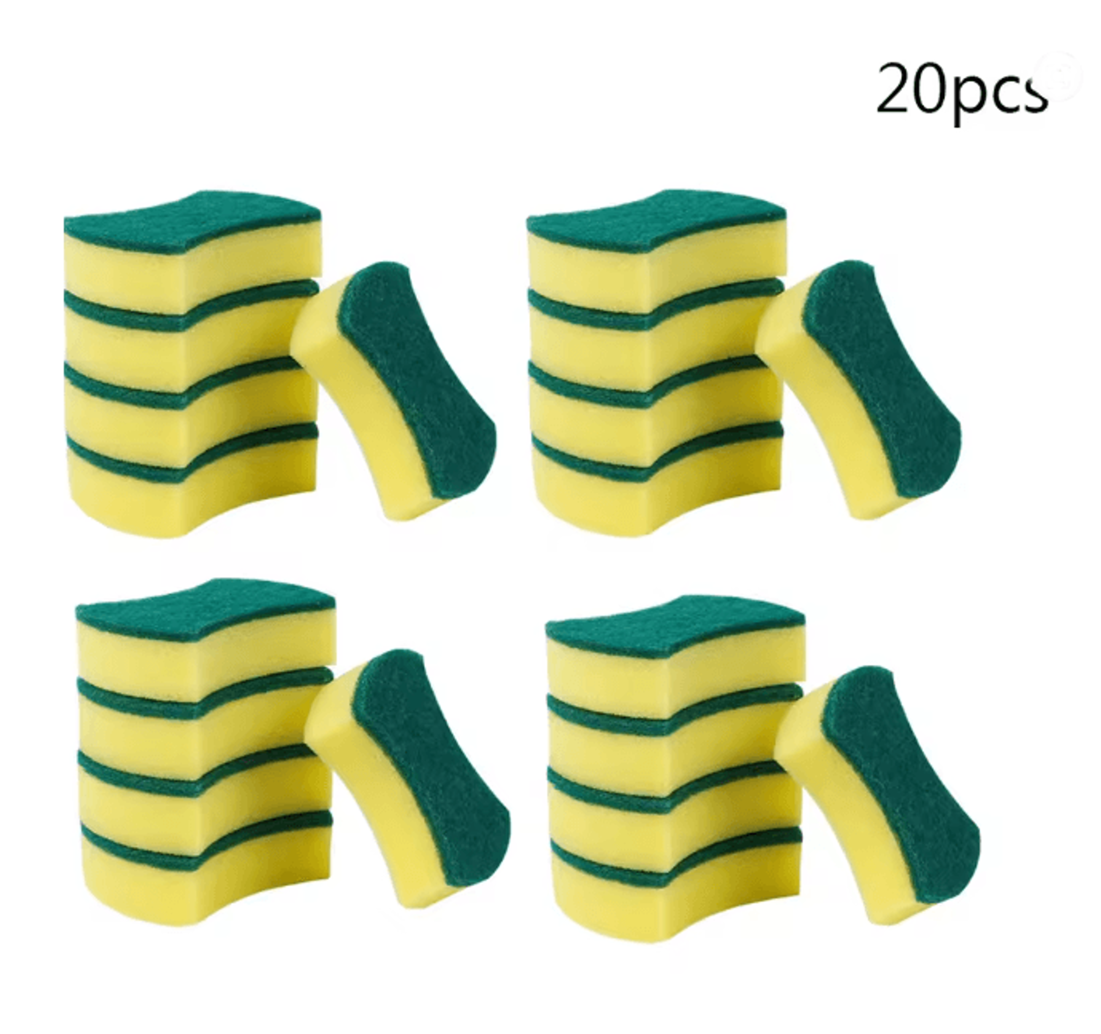 Nano Emery Dishwashing Sponge Rust And Stain Cleaning Pad Set 5