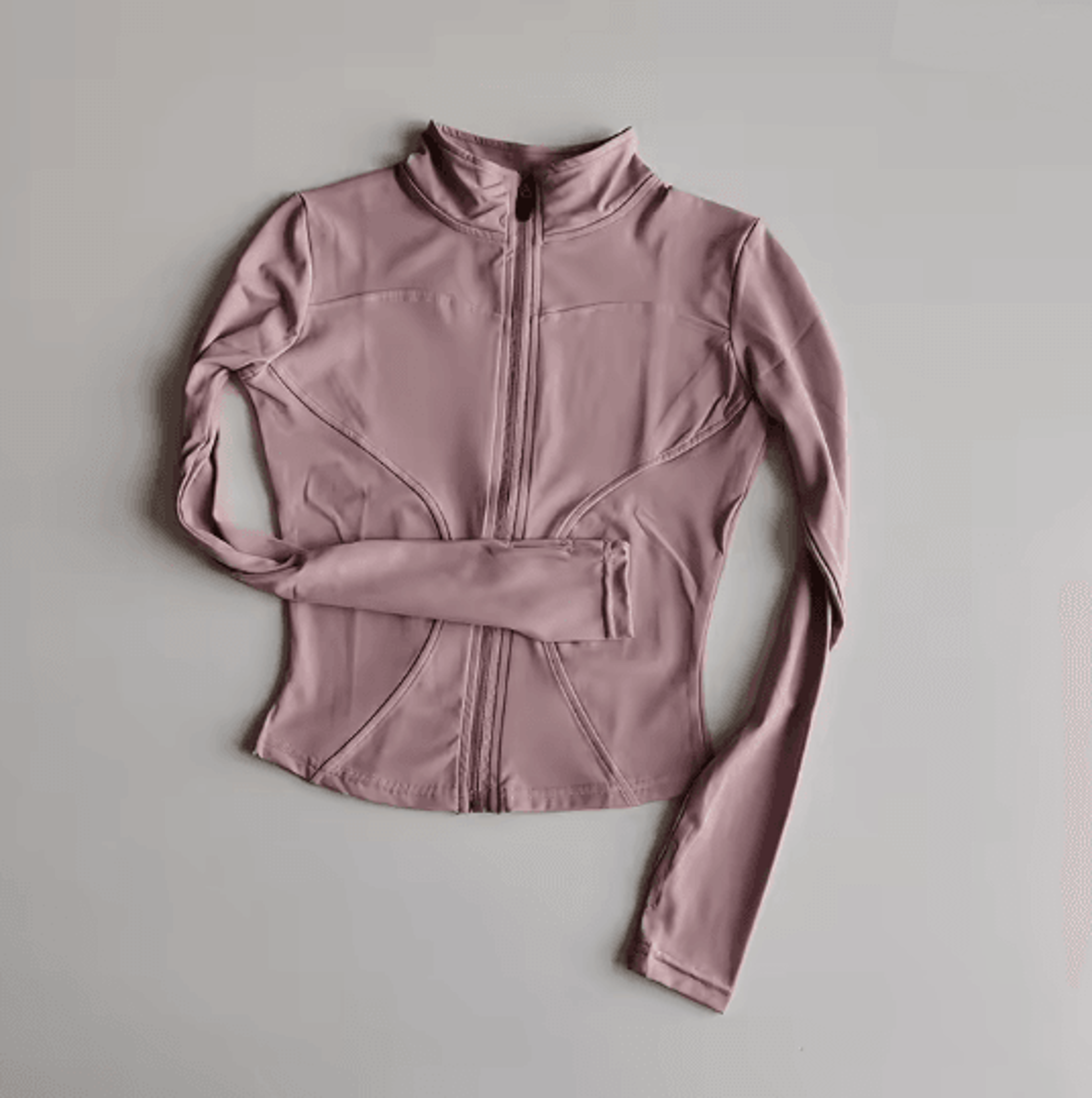 Womens Quick Dry Yoga Jacket Slim Fit Zip Up Fitness Top 8