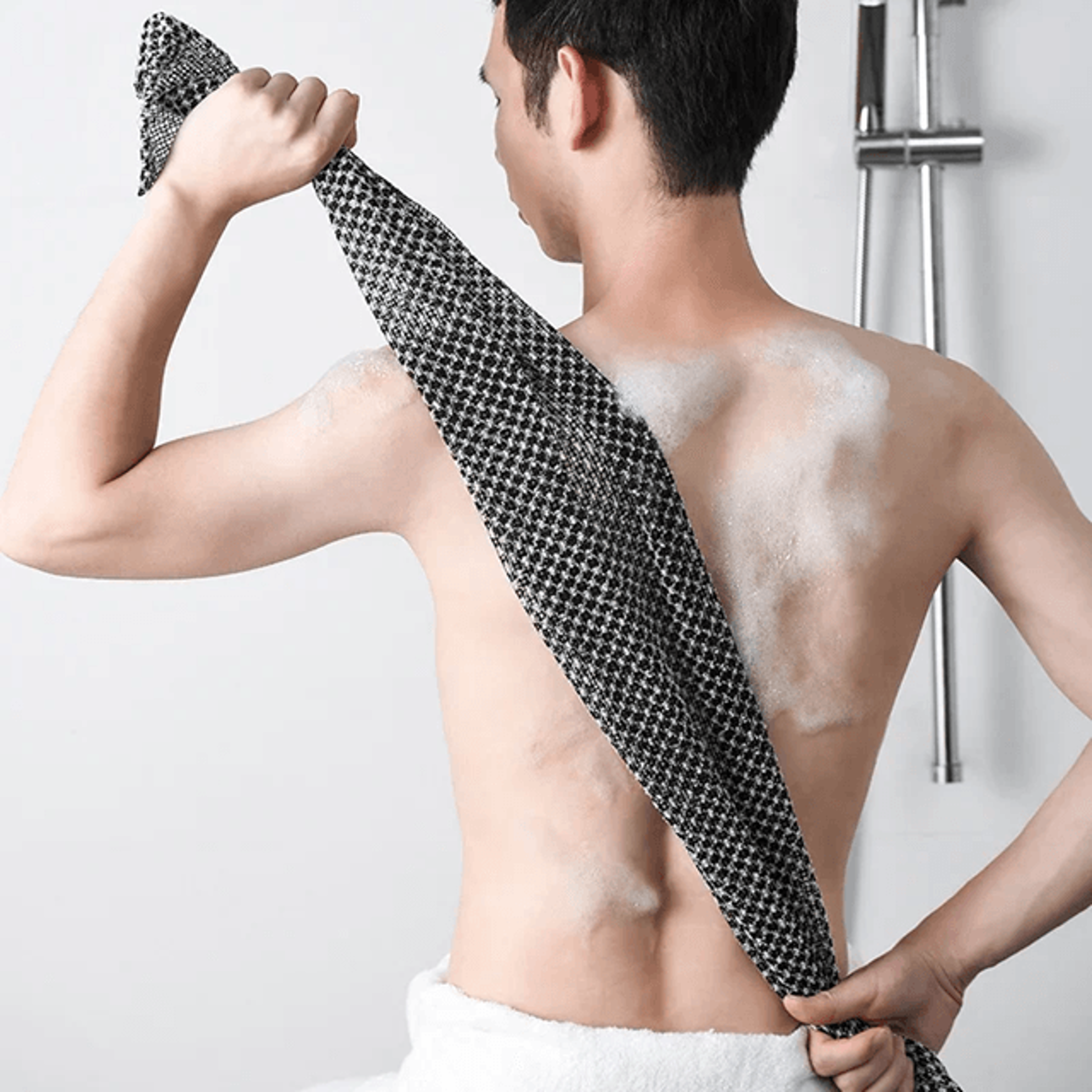 ZenSkin Japanese Exfoliating Bath Towel Nylon Body Scrub Washcloth 2