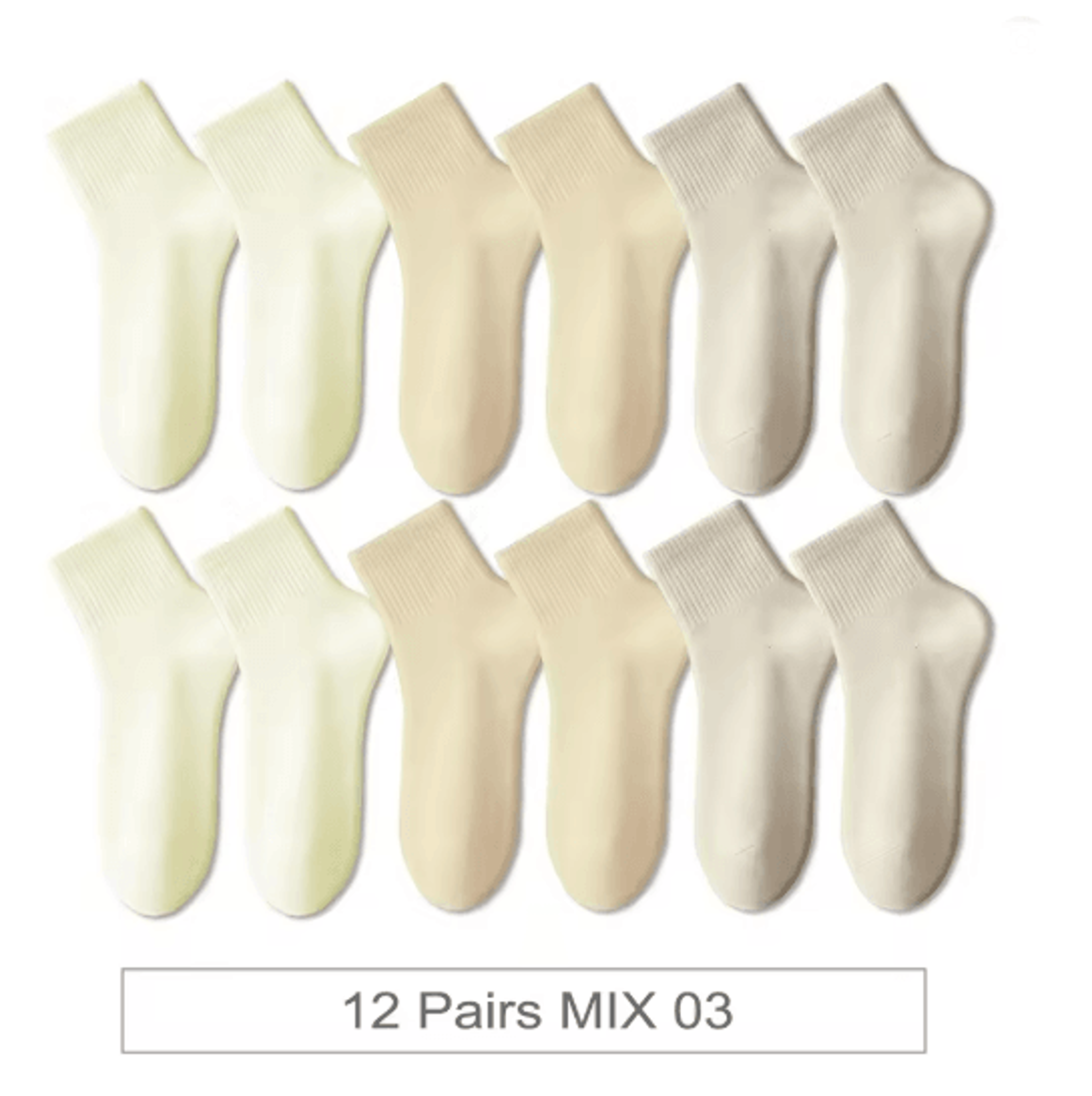 ColorStep Cotton Ankle Socks Breathable Everyday Socks 12 Pairs 5
