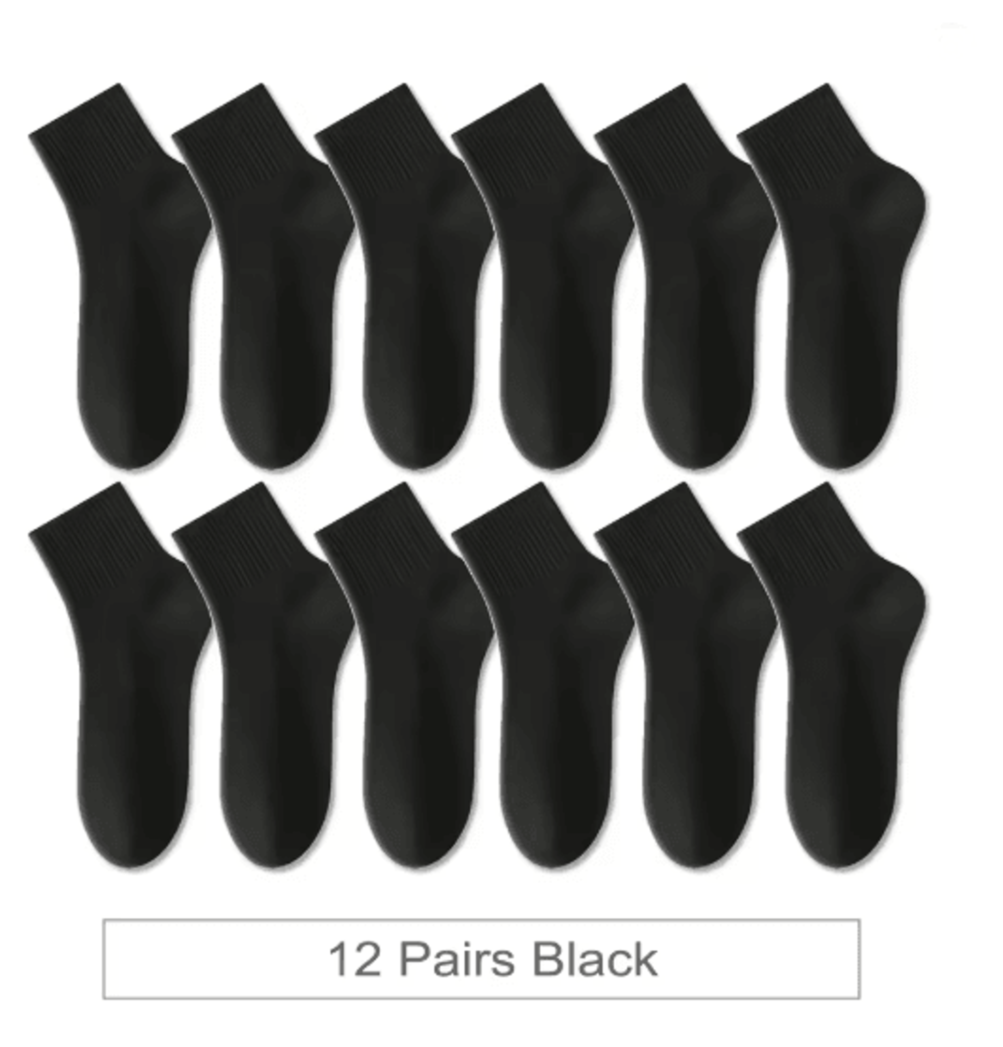 ColorStep Cotton Ankle Socks Breathable Everyday Socks 12 Pairs 9