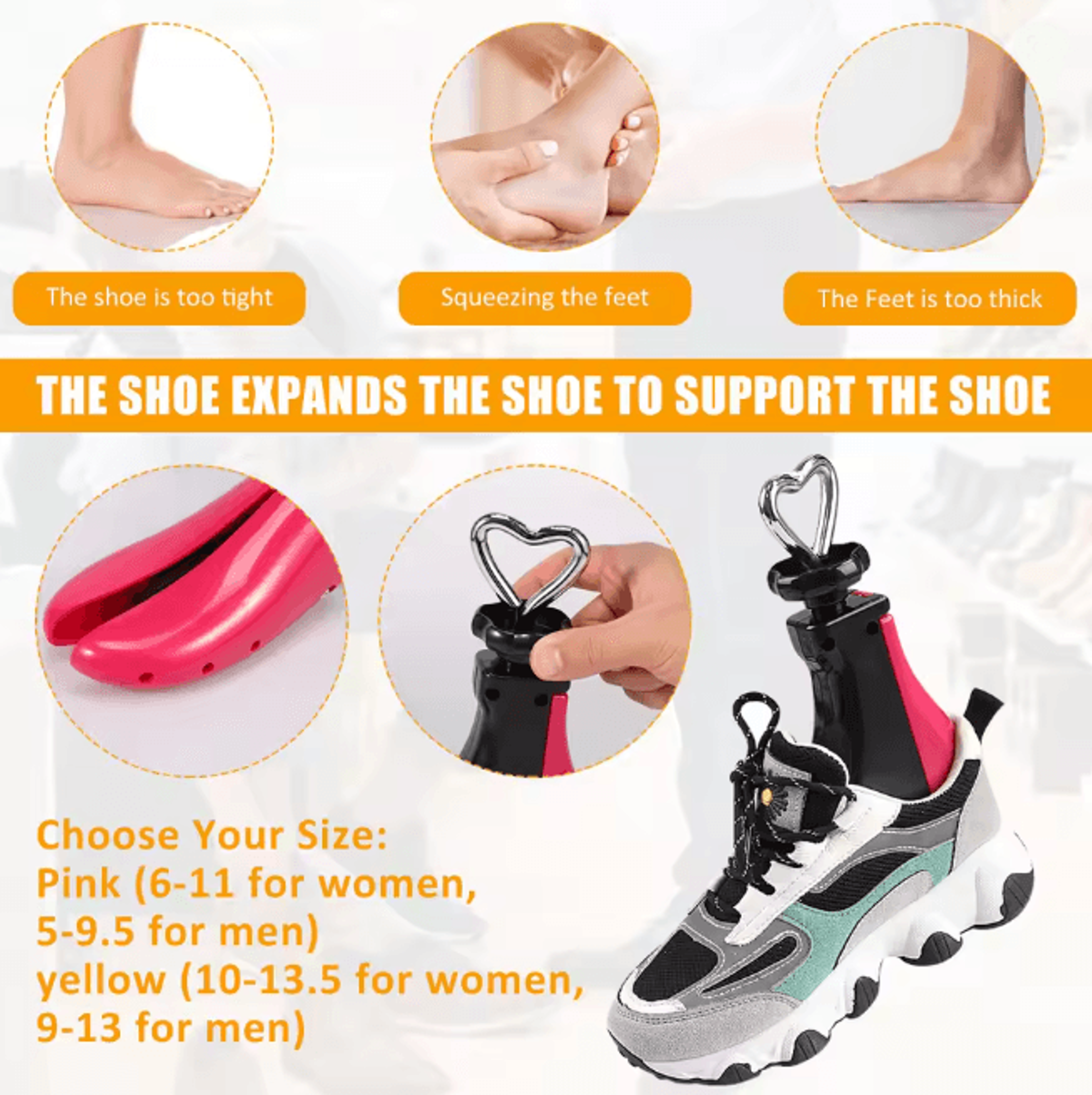 Adjustable Shoe Stretcher Universal Shoe Widener For Men And Women 1