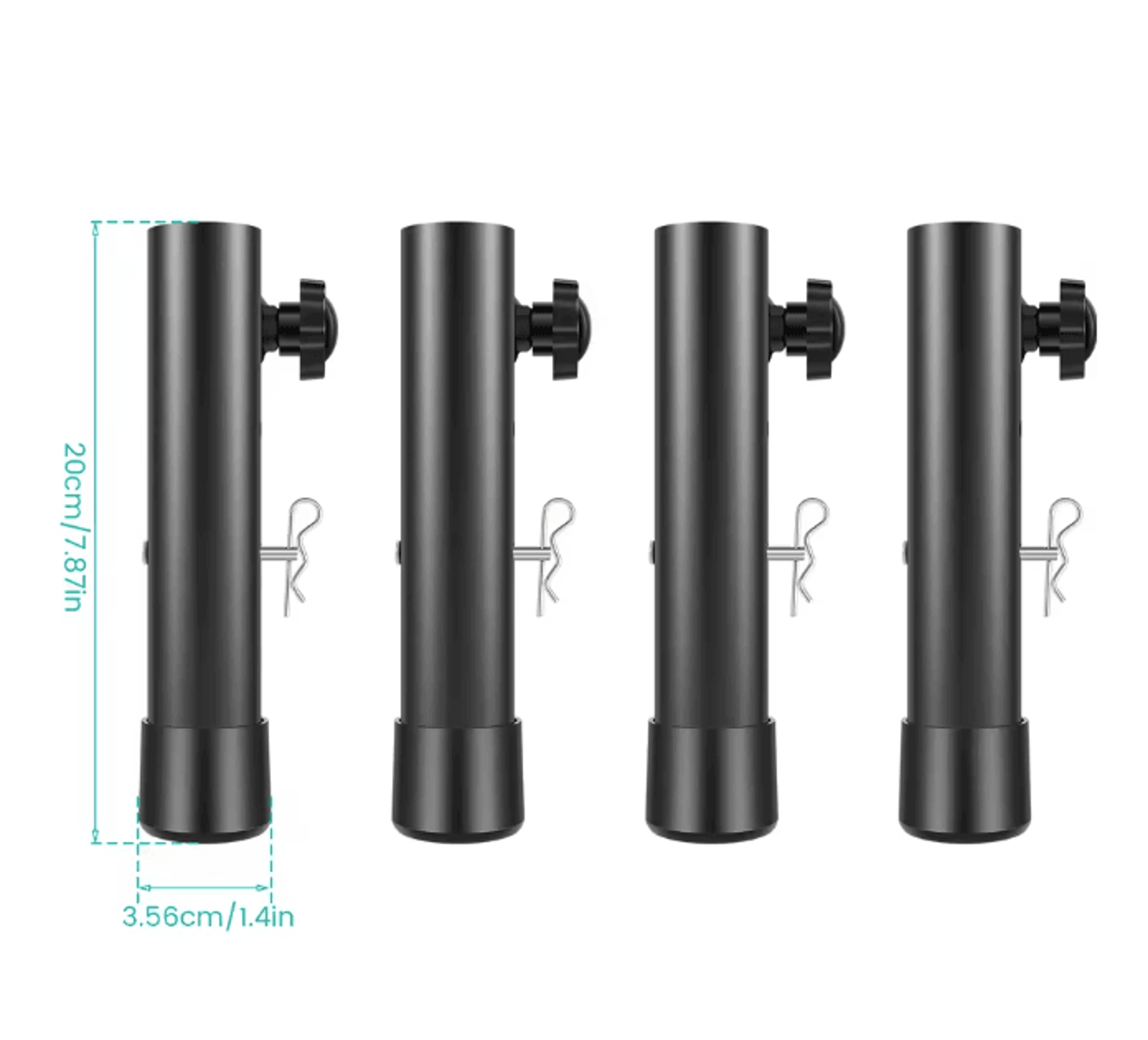 Adjustable Folding Metal Furniture Legs Invisible Support Feet Set Of 4 4