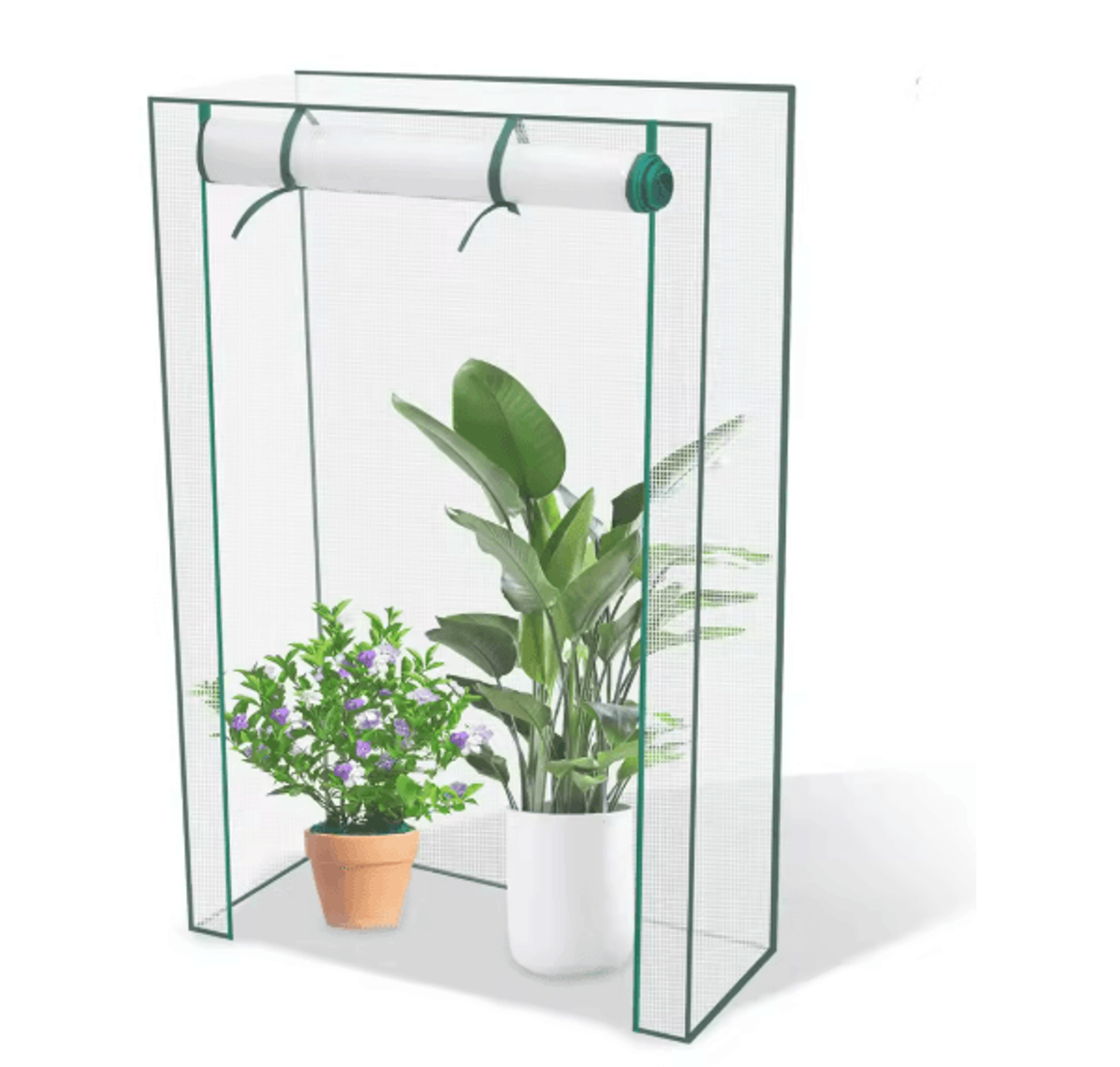 Portable Mini Greenhouse PVC Plant Cover With Stakes For Outdoor Gardening 4