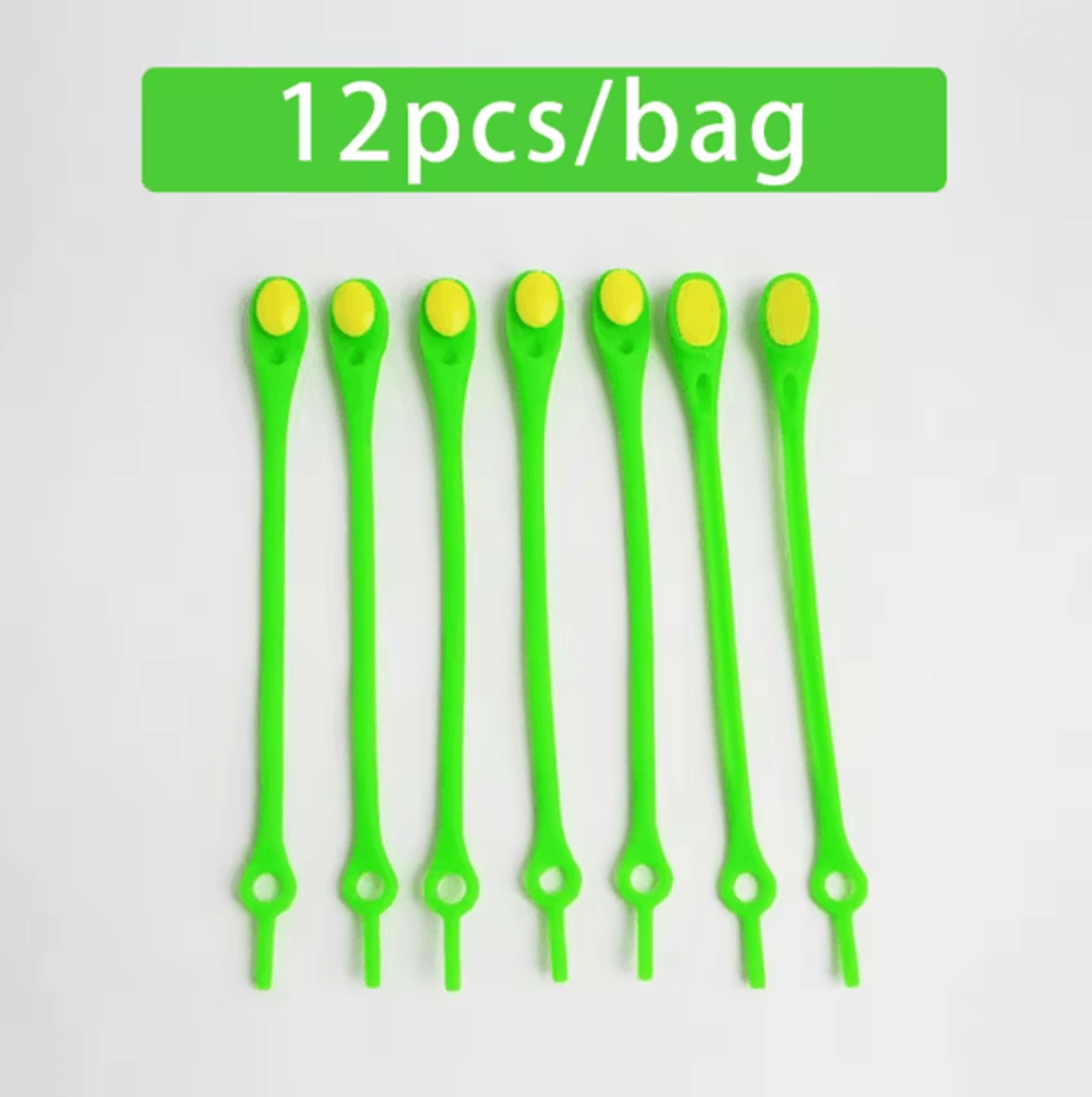Stretch Silicone No Tie Shoelaces Elastic Shoe Laces Set Of 12 13