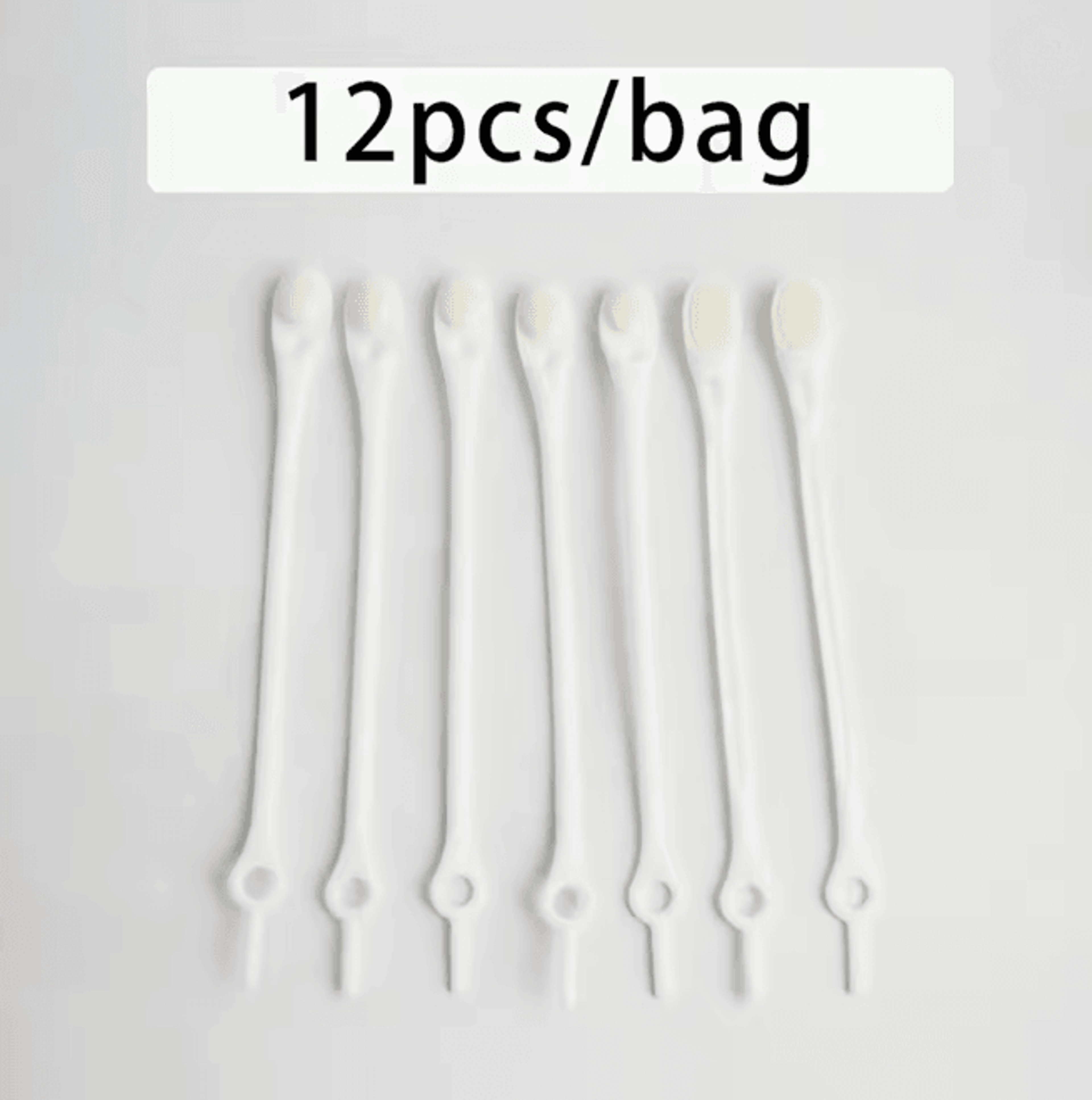 Stretch Silicone No Tie Shoelaces Elastic Shoe Laces Set Of 12 6