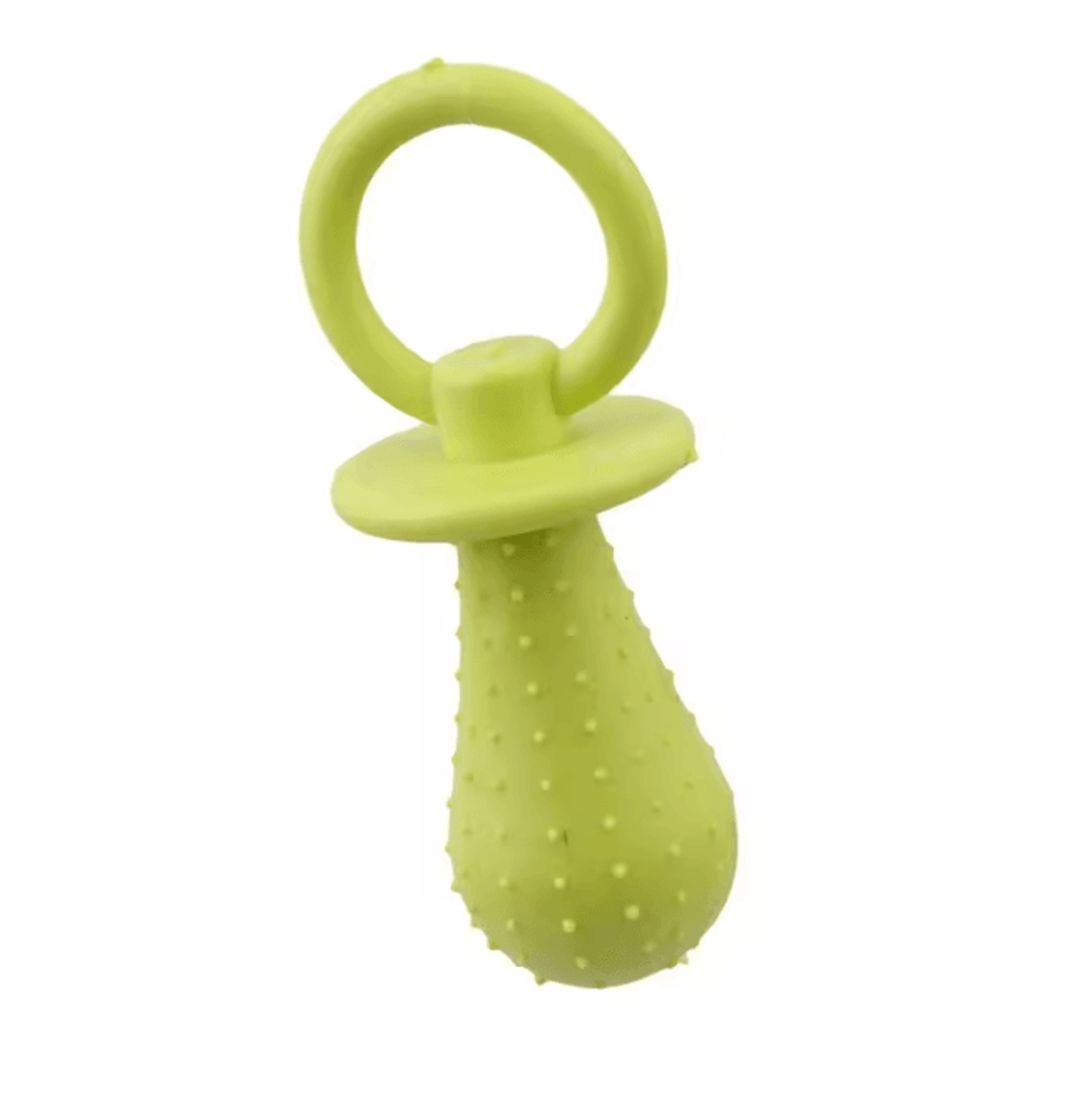 Rubber Pacifier Dog Chew Toy Interactive Teeth Cleaning Soother 4